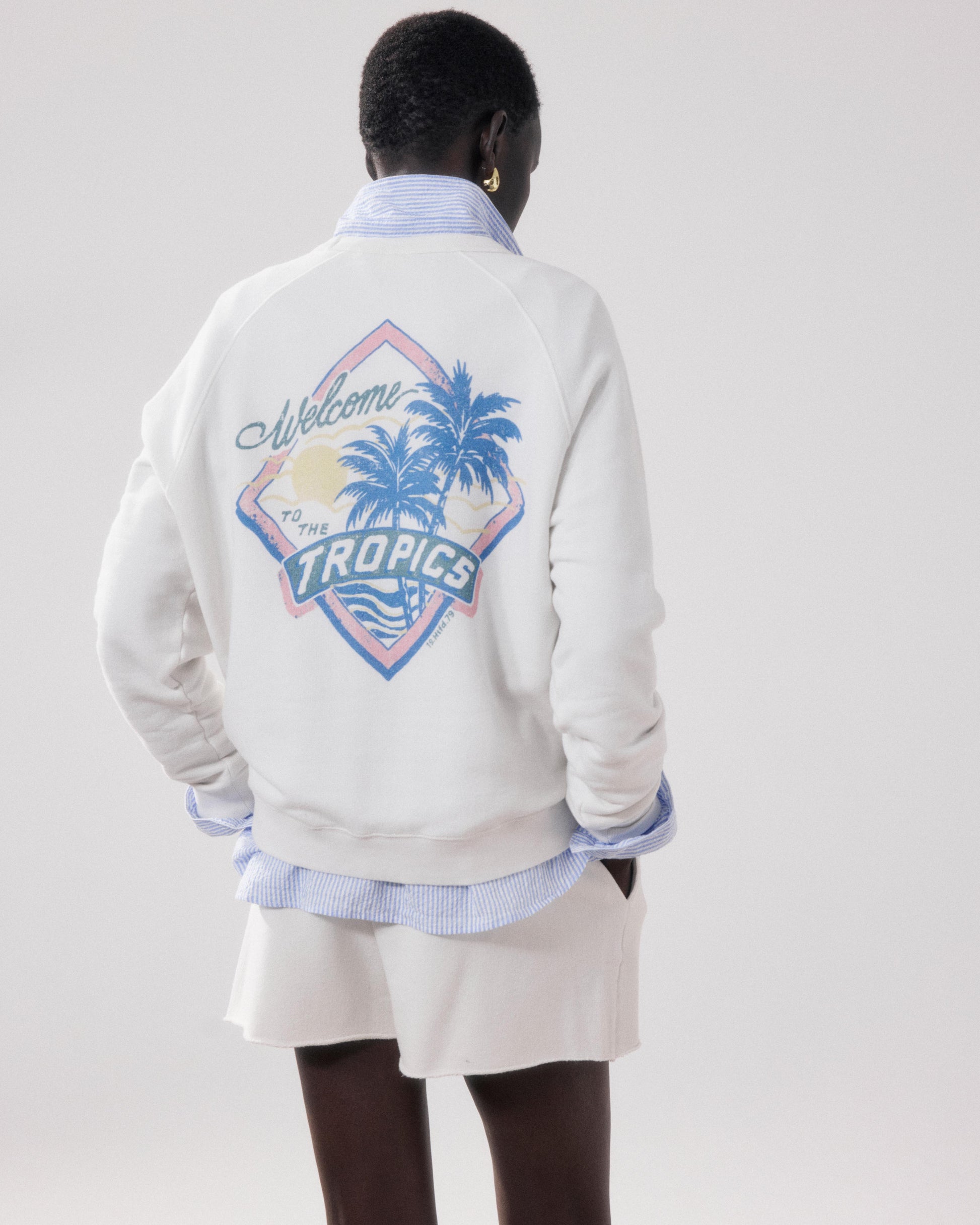 Sudadera de mujer de Polar crudo Tatropic BFUC512-01