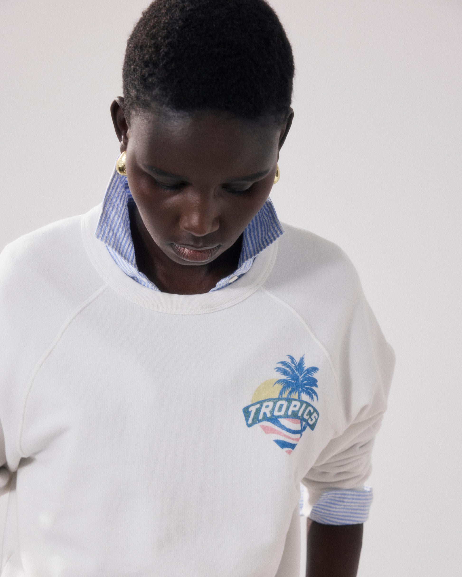 Sudadera de mujer de Polar crudo Tatropic BFUC512-01