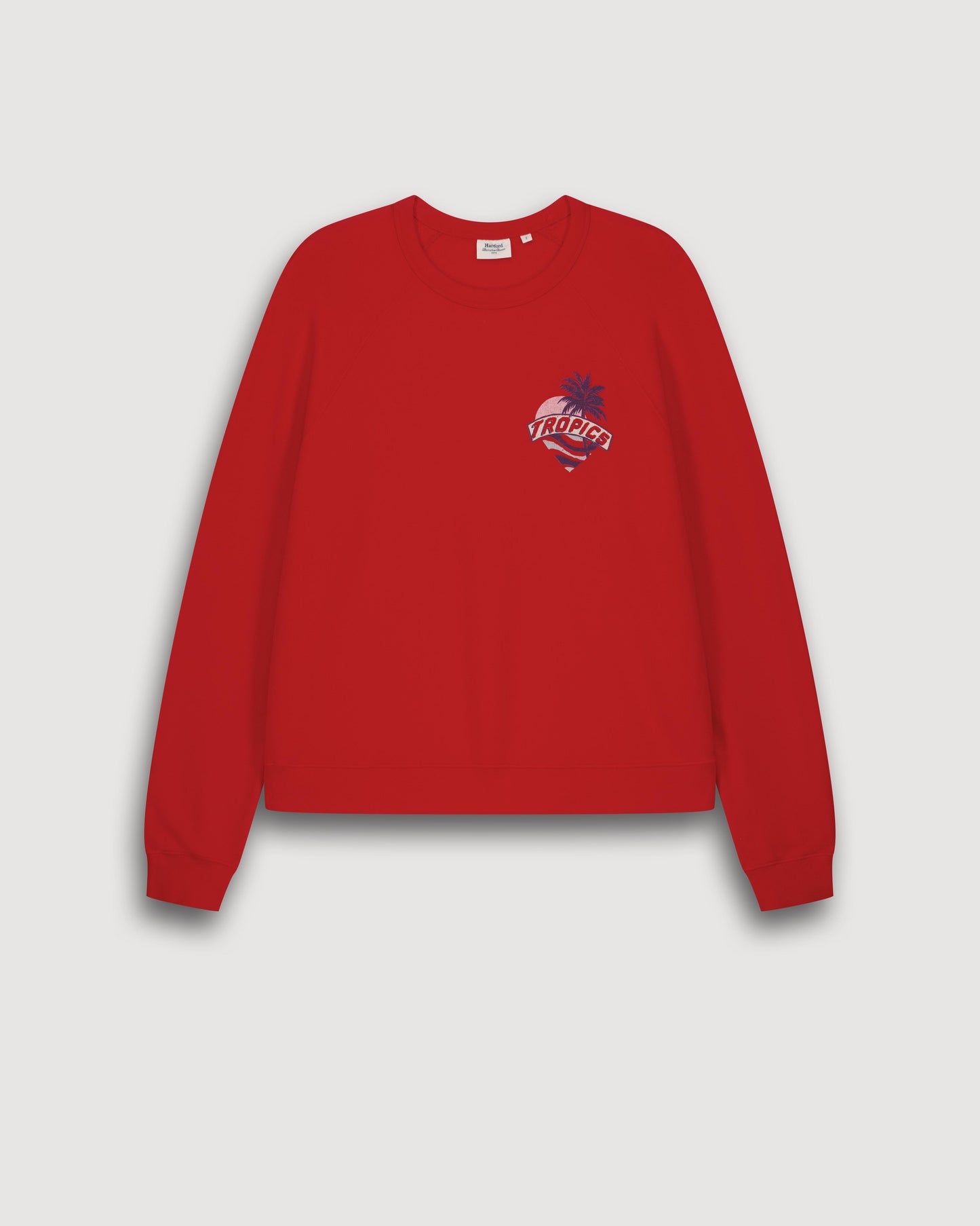 Sweatshirt Femme en Molleton Rouge Tatropic