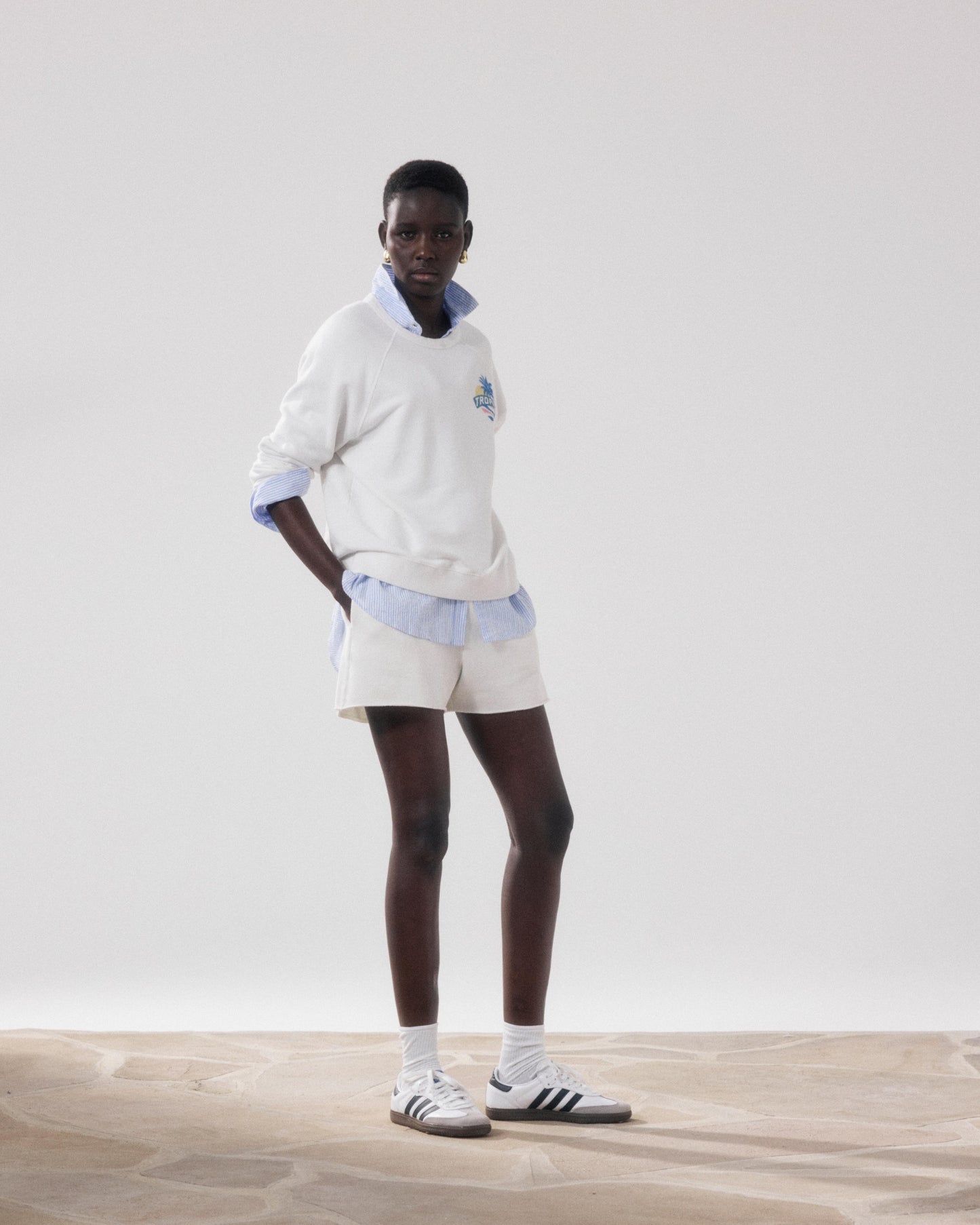 Short de mujer de polar crudo Tiary BFUD512-01