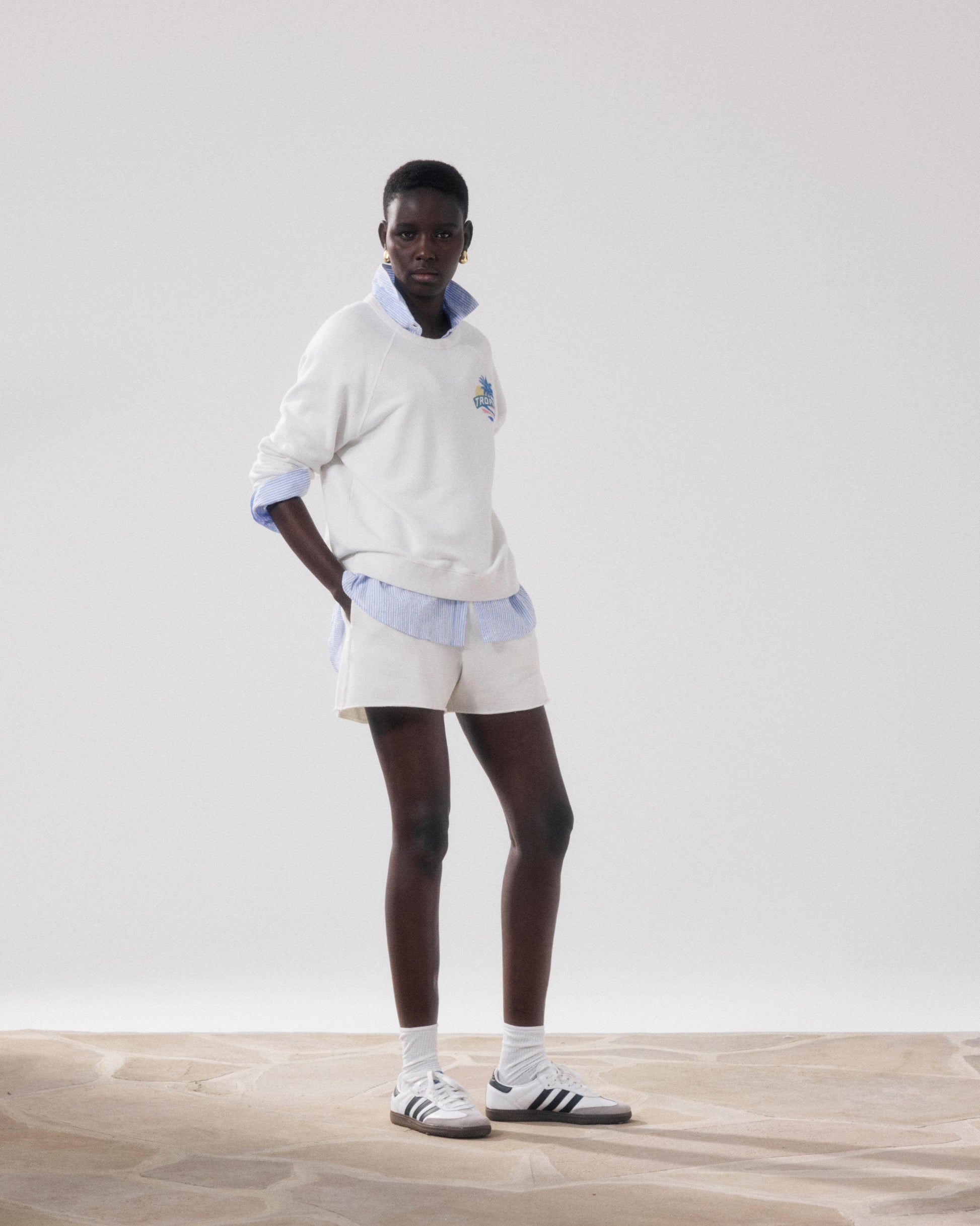 Short de mujer de polar crudo Tiary BFUD512-01