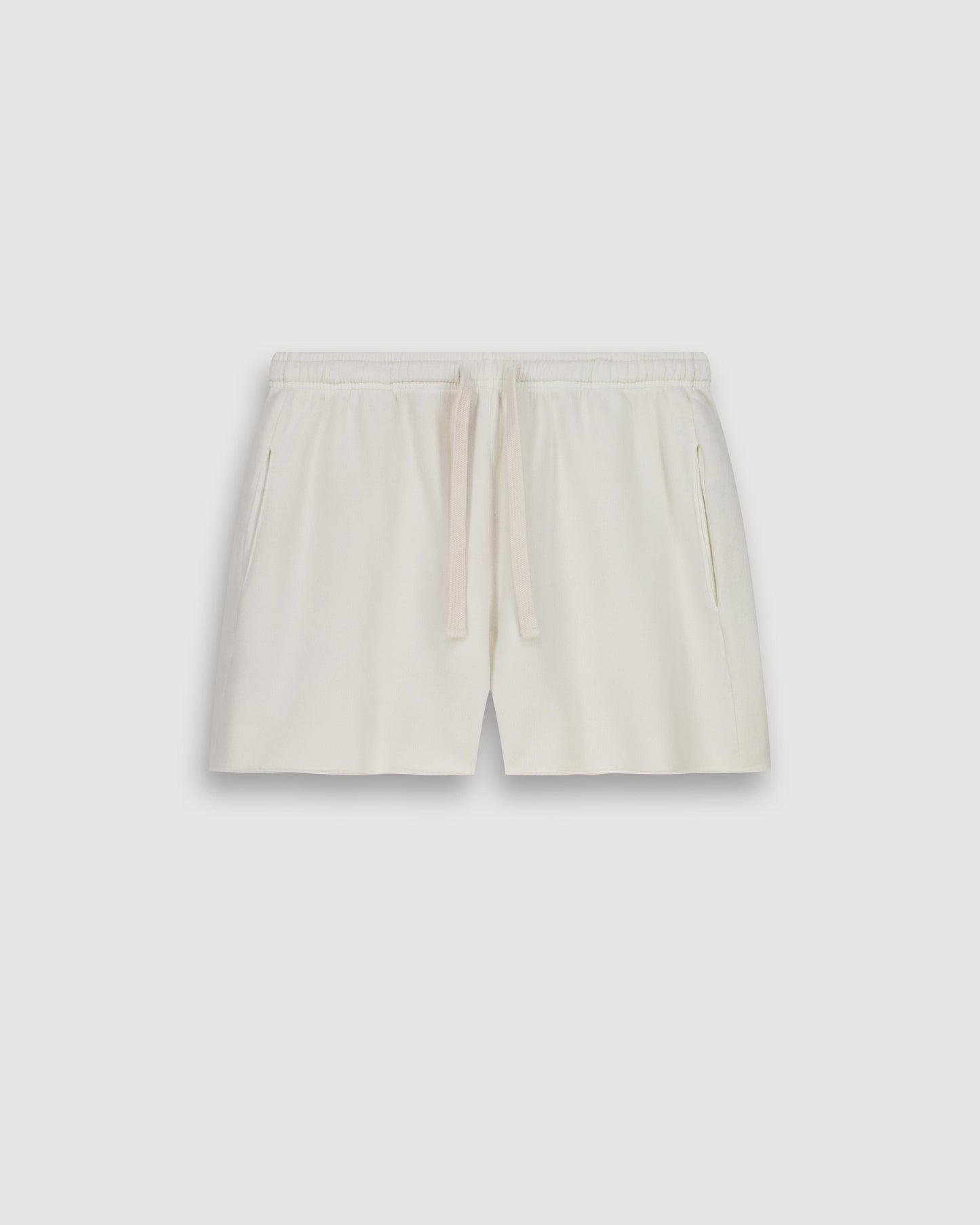 Short Femme en Molleton Ecru Tiary