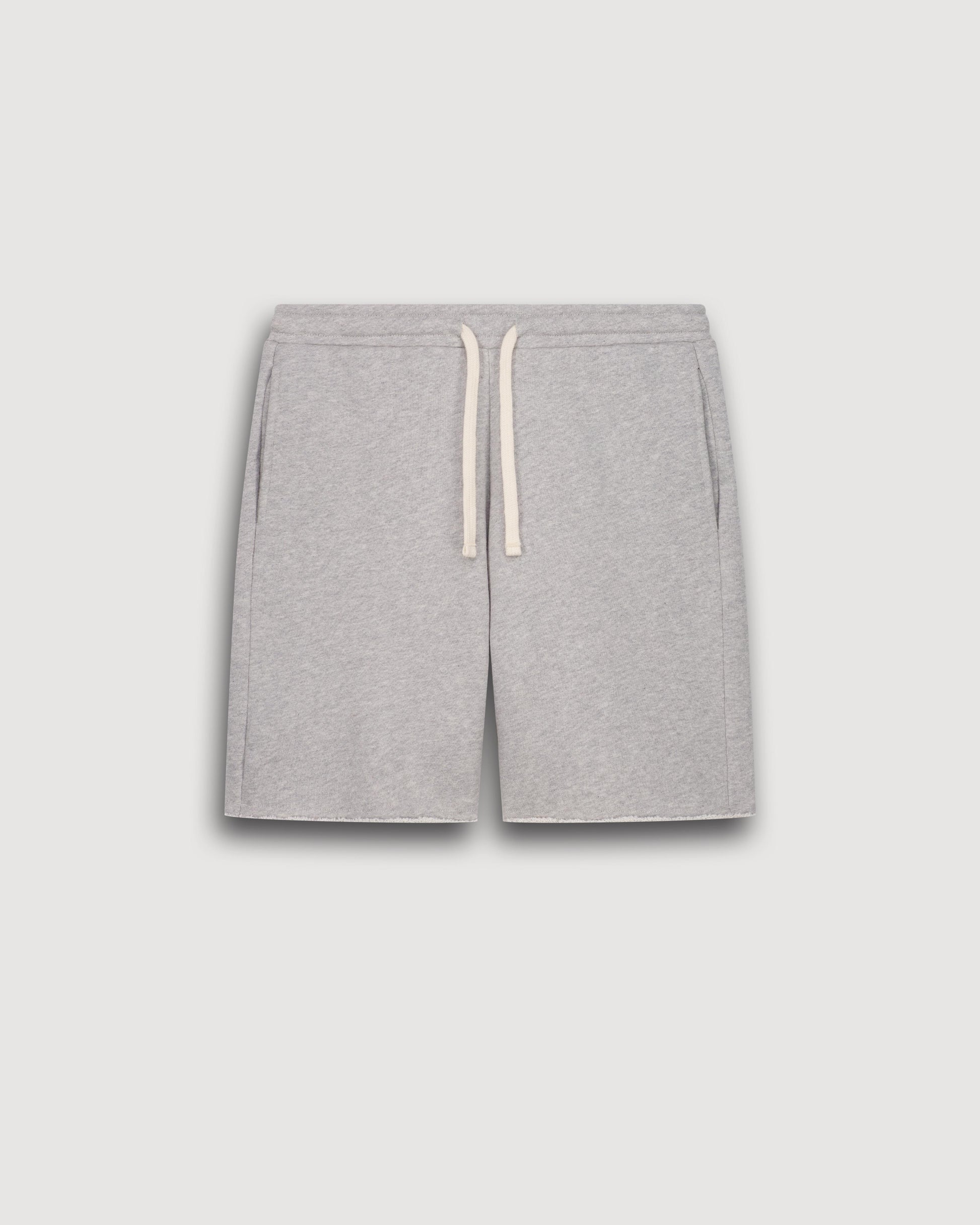 Short Femme en Molleton Gris Chiné Titien