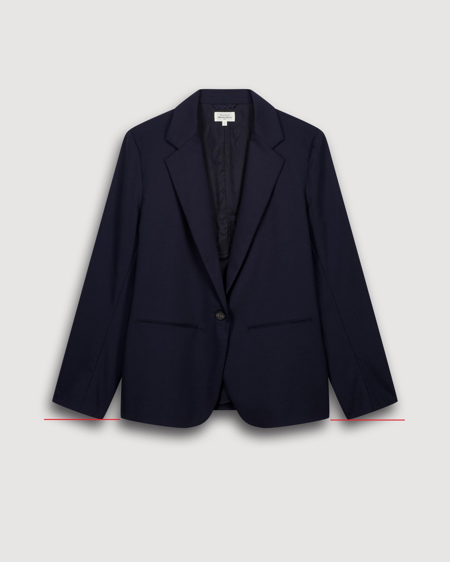 Veste Femme en Laine Bleu Marine Virna