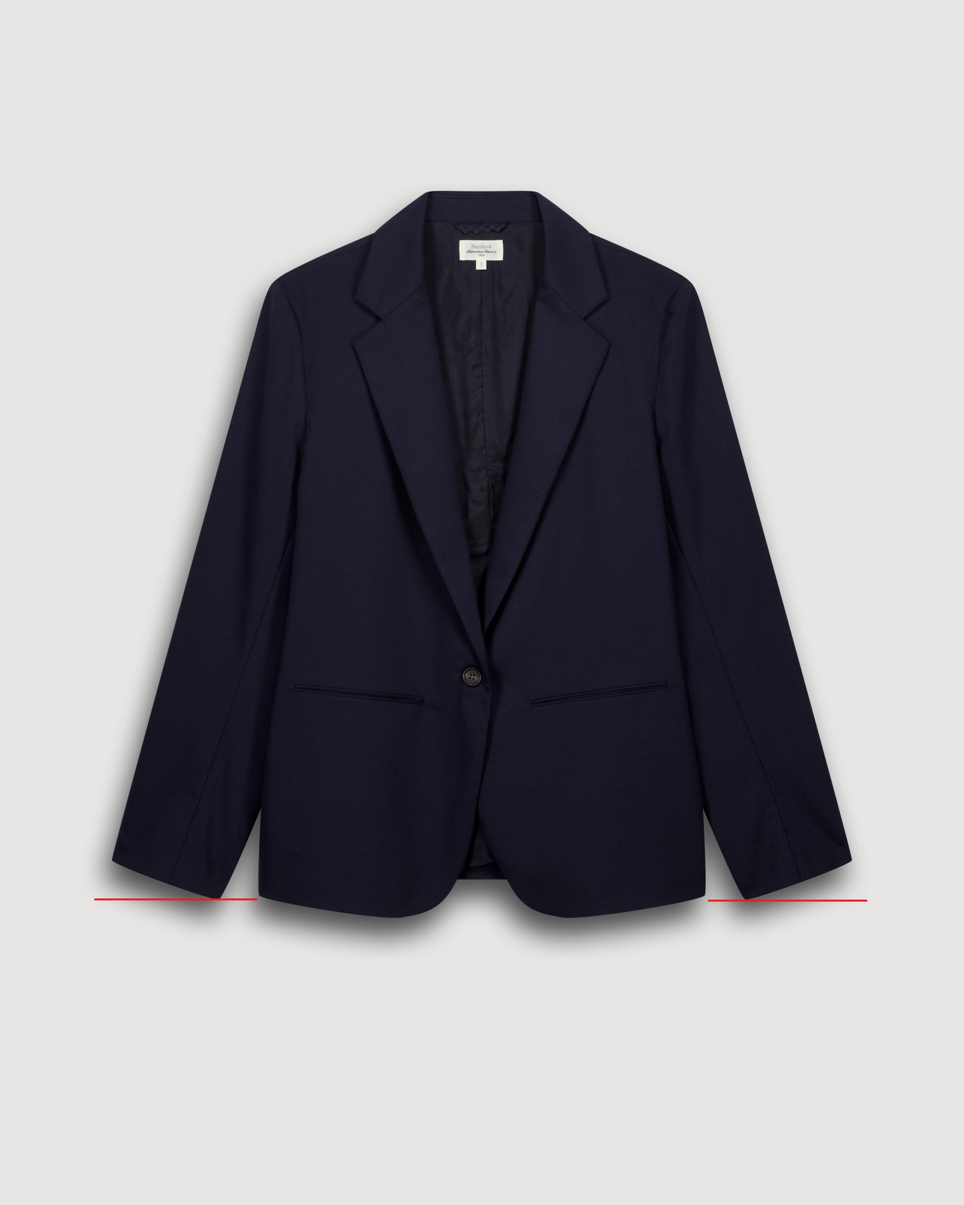 Veste Femme en Laine Bleu Marine Virna