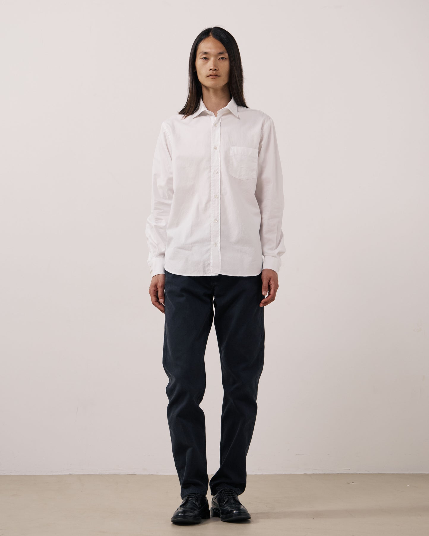 Chemise Homme en Oxford Blanc Paul