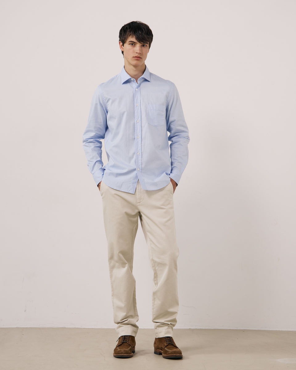 Chemise Homme en Oxford Bleu Ciel Paul - Image 2