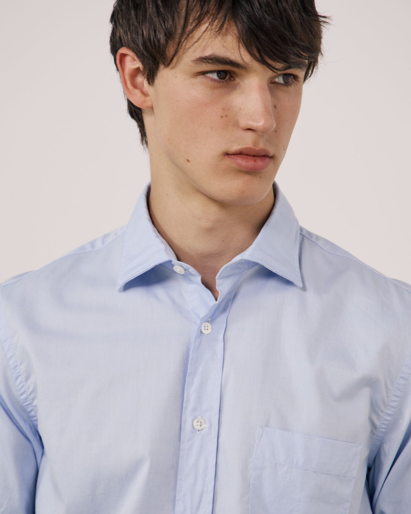 Chemise Homme en Oxford Bleu Ciel Paul