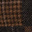 Herrenjacke aus brauner karierter Patchwork-Wolle Perry