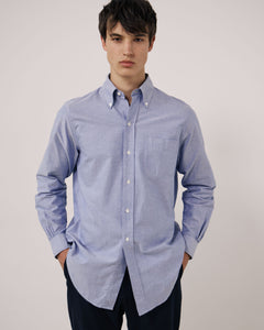 Chemise Homme en Oxford Bleu Ocbd