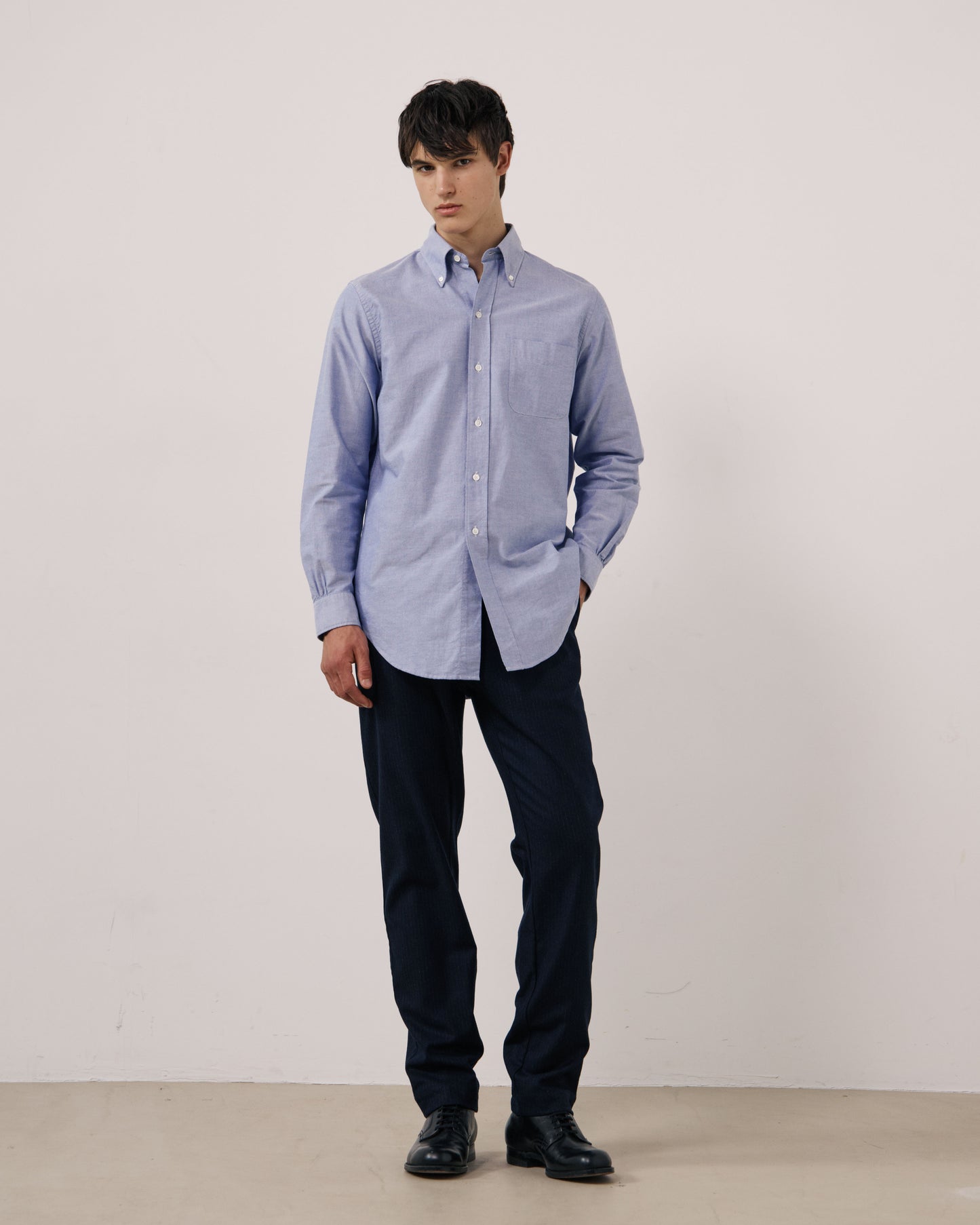 Chemise Homme en Oxford Bleu Ocbd