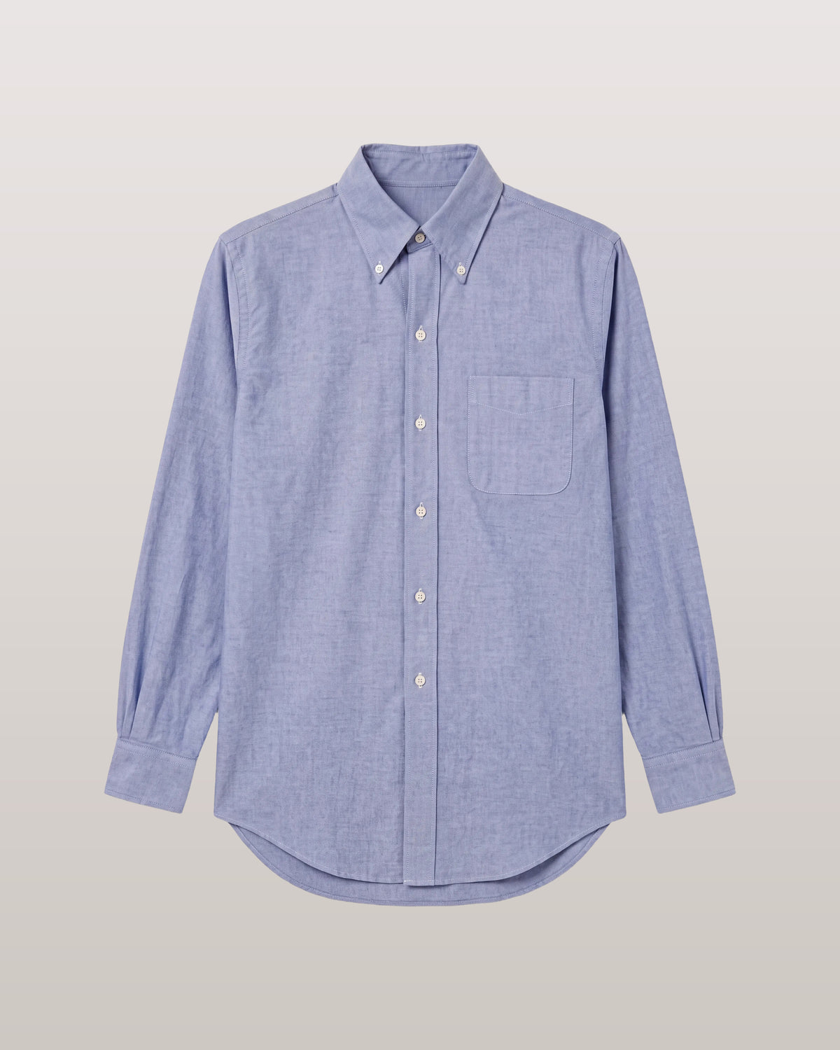 Herrenhemd aus blauem Oxford Ocbd