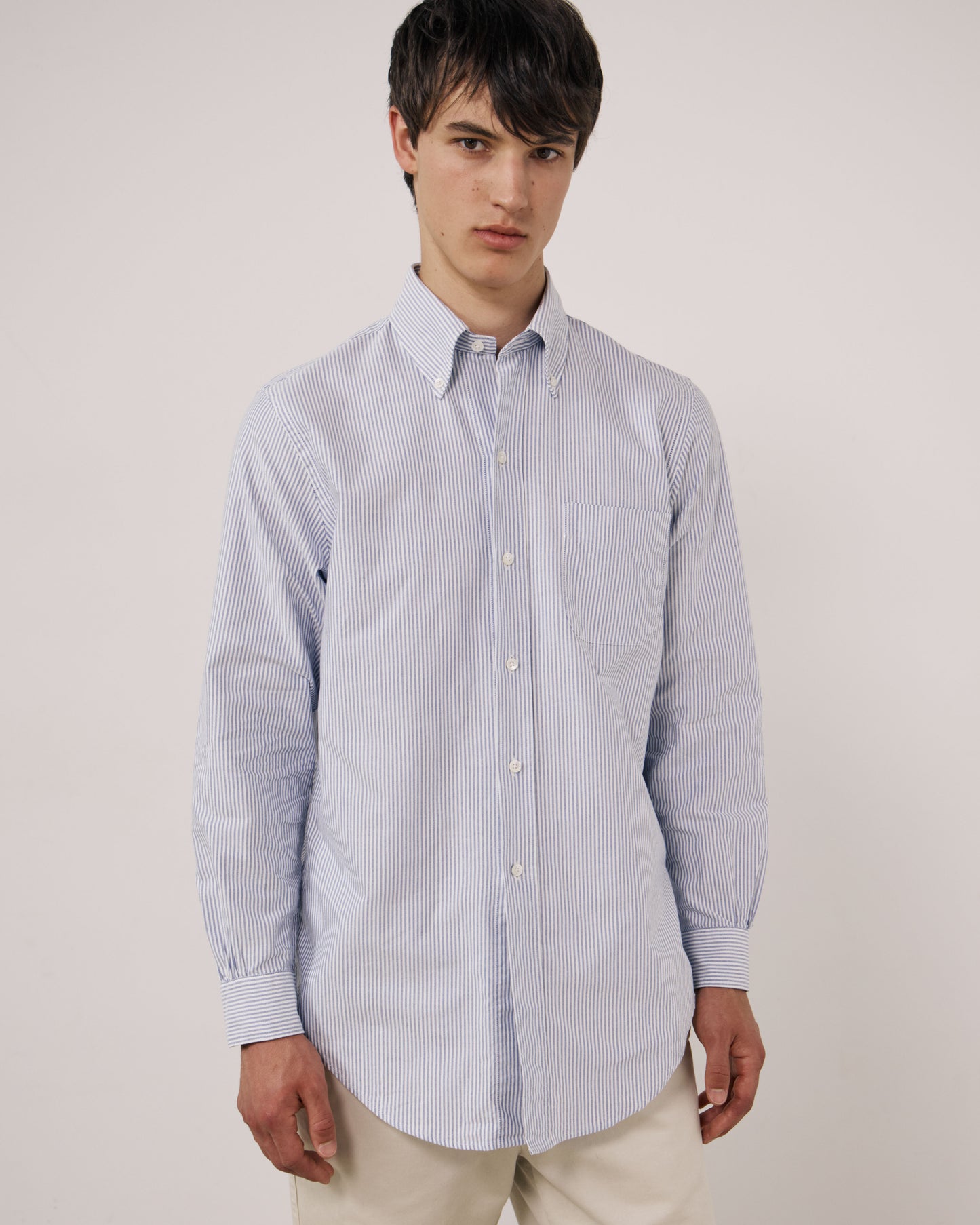 Chemise Homme en Oxford Bleu Ocbd