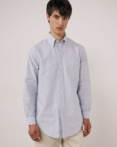 Chemise Homme en Oxford Bleu Ocbd