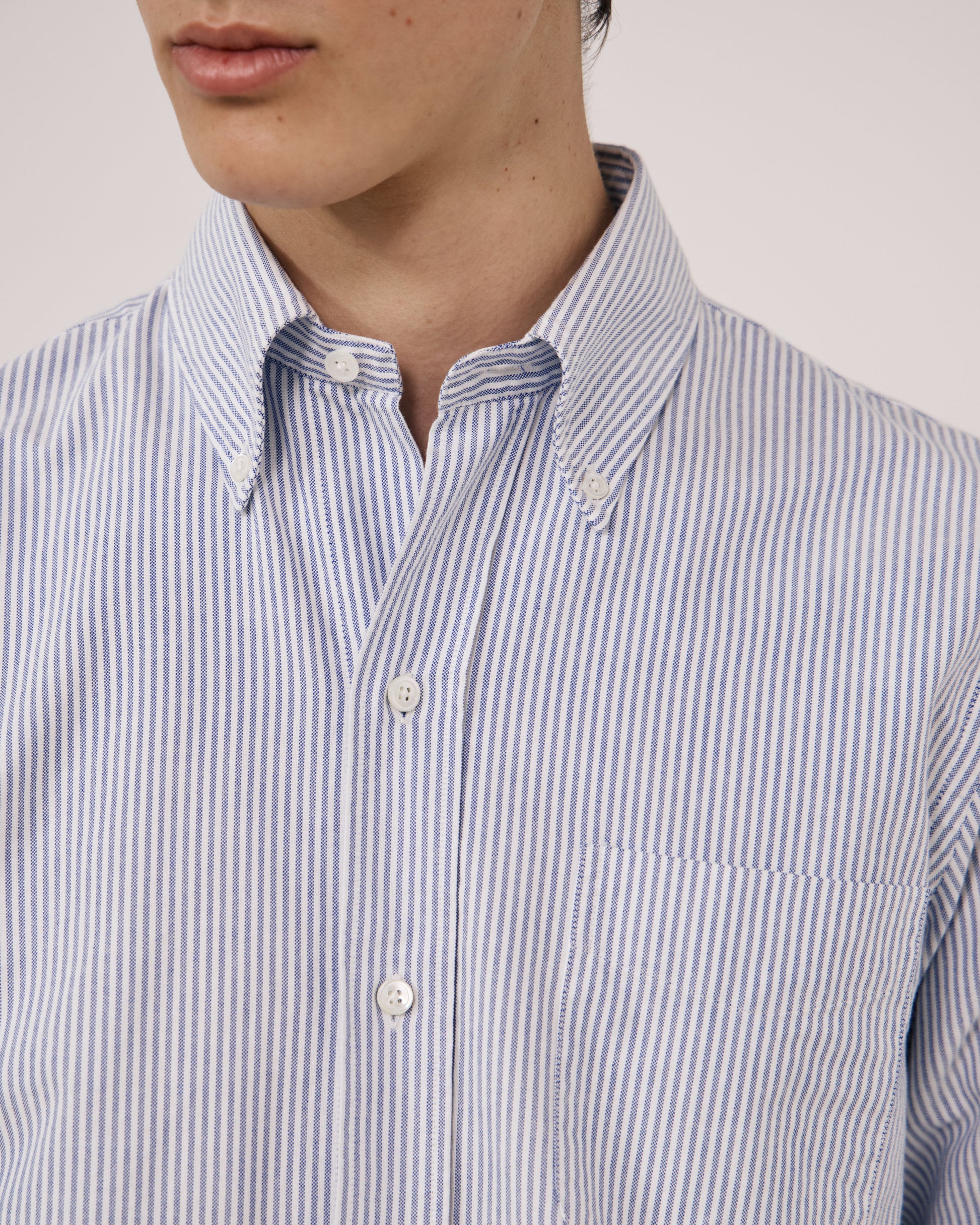 Chemise Homme en Oxford Bleu Ocbd