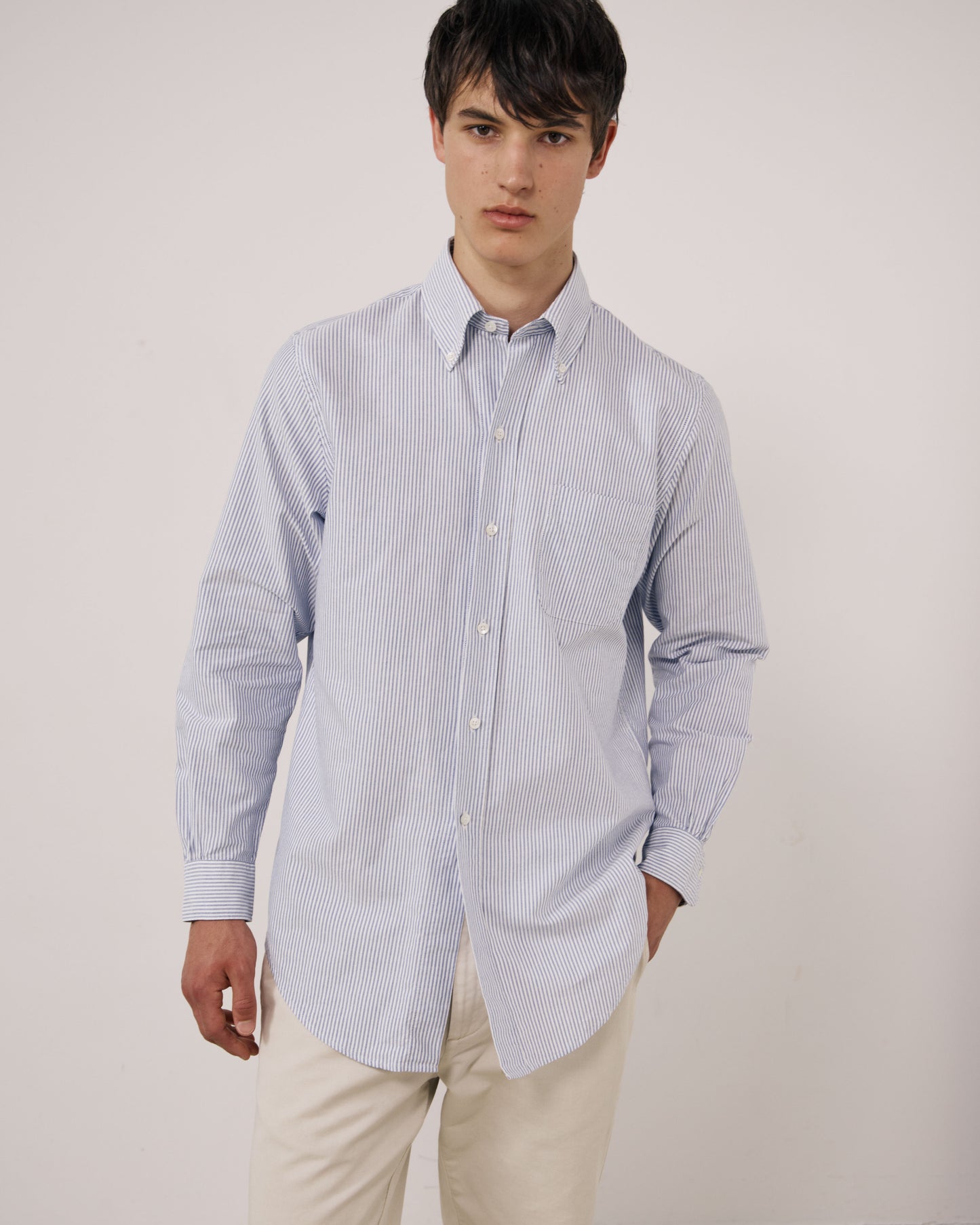 Chemise Homme en Oxford Bleu Ocbd