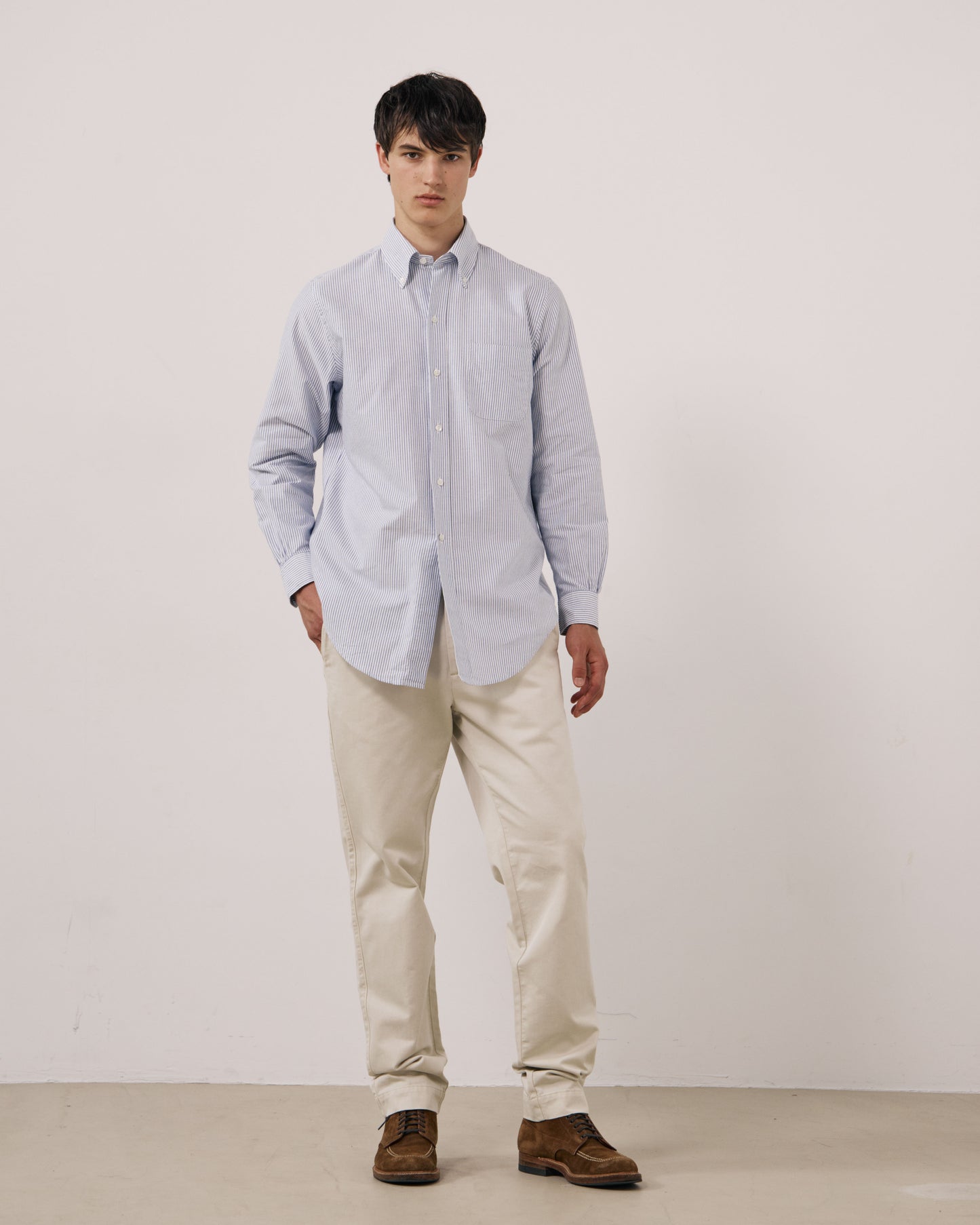 Chemise Homme en Oxford Bleu Ocbd