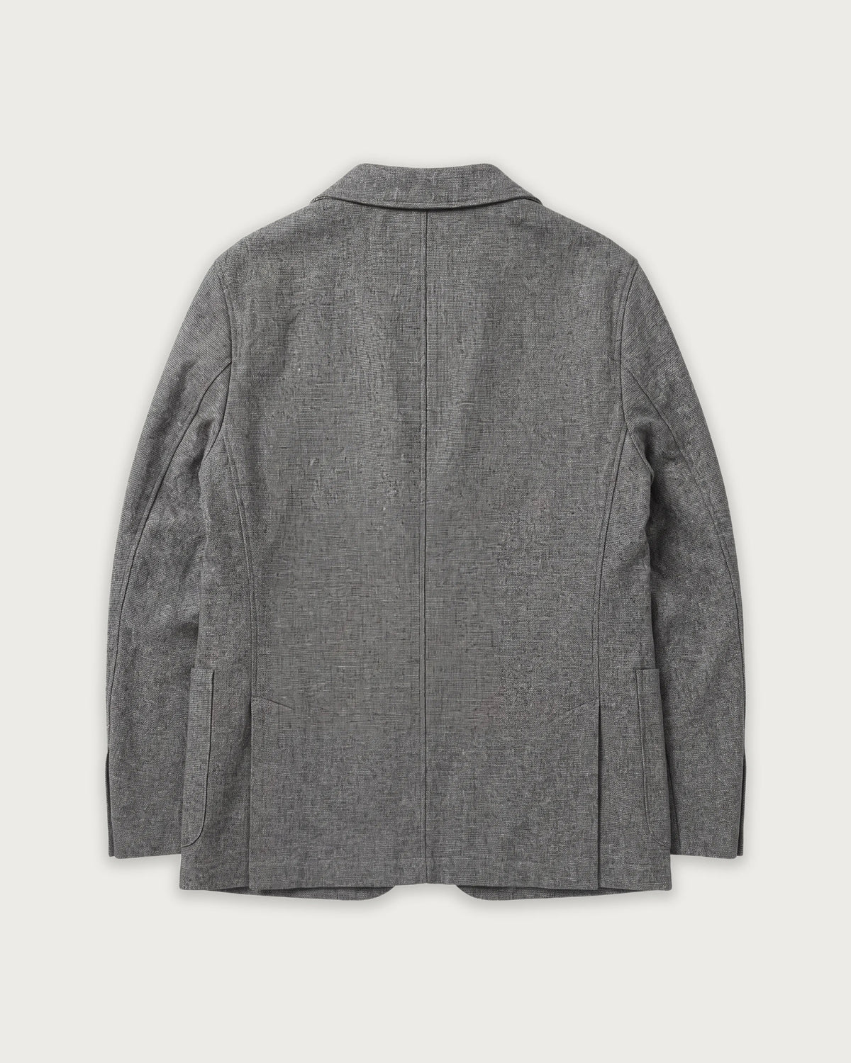 Chaqueta de franela de lana a cuadros gris para hombre Jonbee