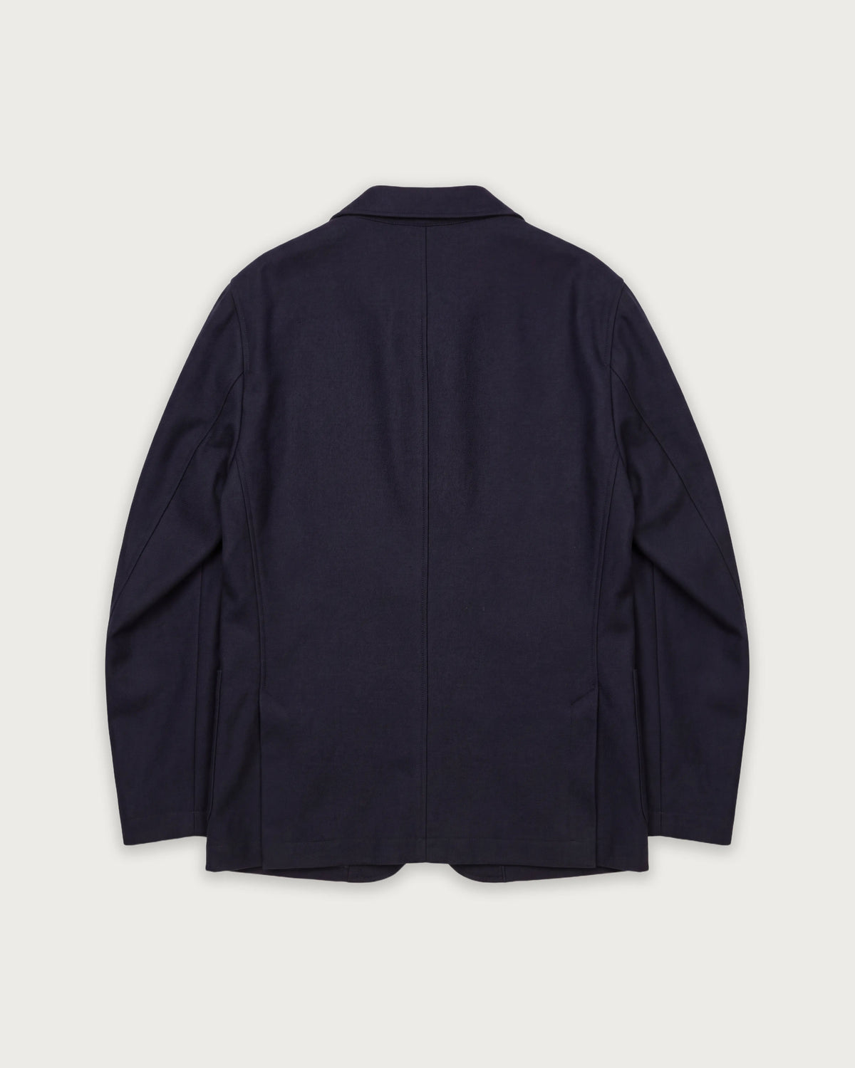 Chaqueta de franela de lana virgen azul marino para hombre Jonbee