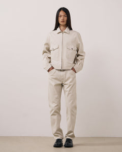 Blouson Homme en Velours Côtelé Ecru Dickey