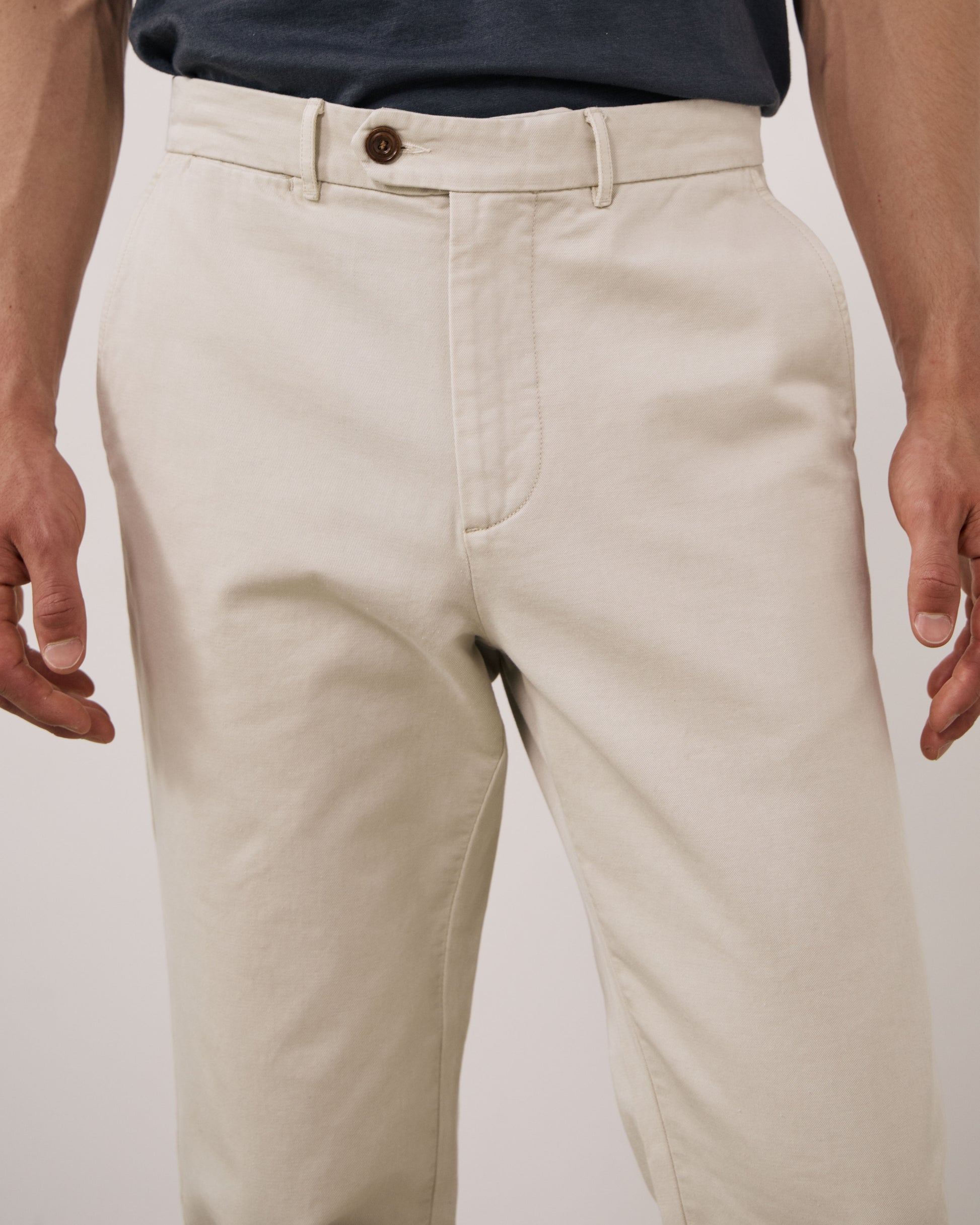 Pantalon Homme en Chino Ecru Taylor