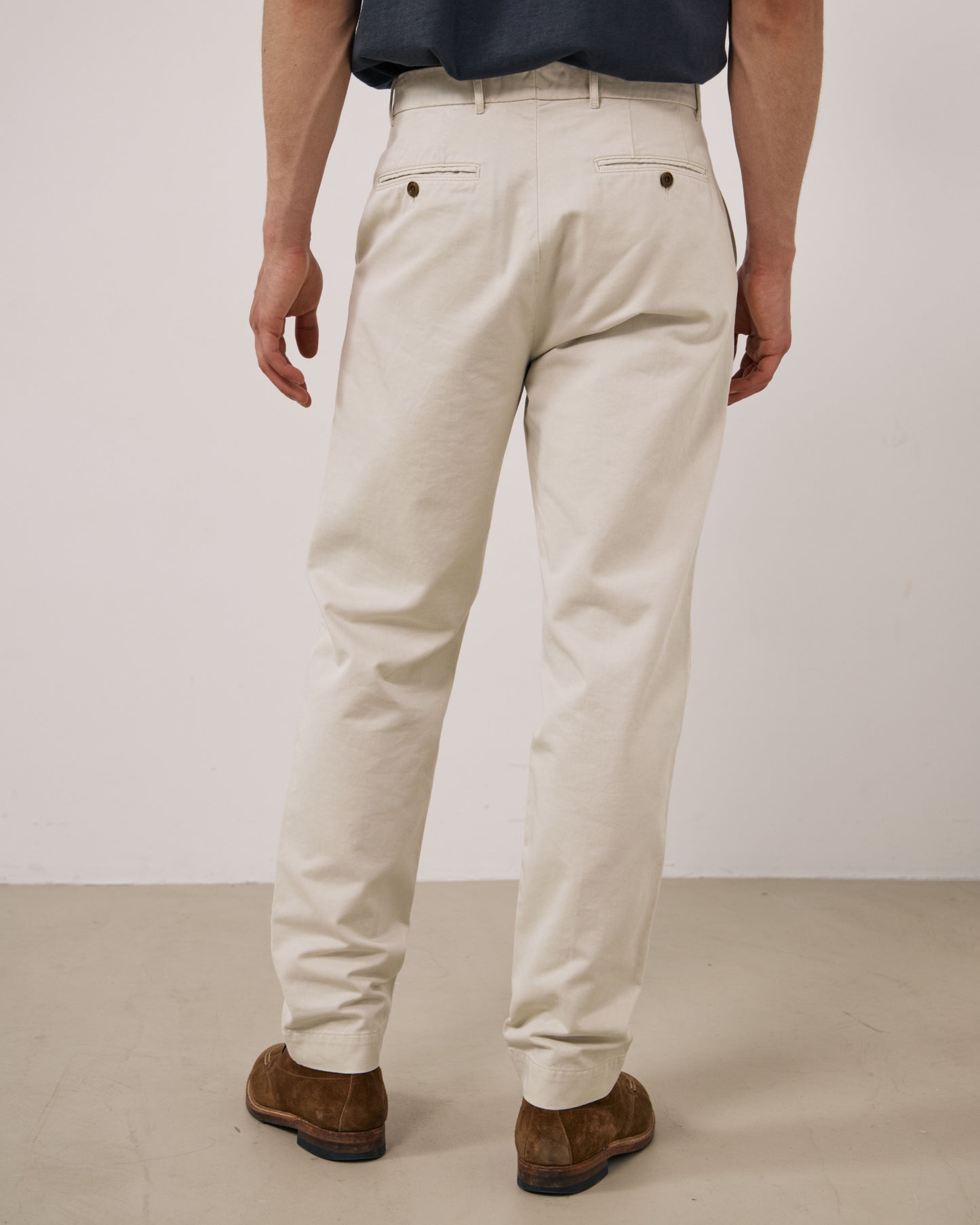 Pantalon Homme en Chino Ecru Taylor