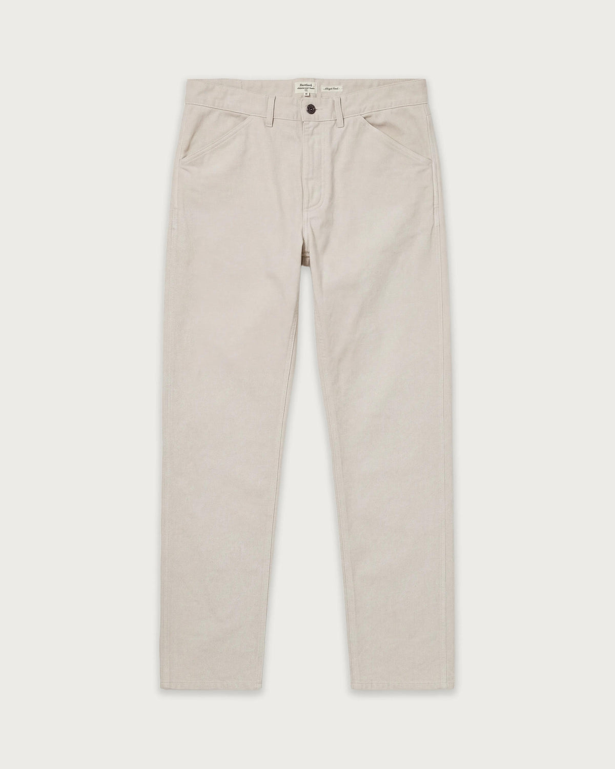 Pantaloni da uomo in velluto a coste ecru Terrence