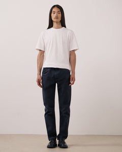 Pantalon Homme en Velours Côtelé Bleu Marine Terrence