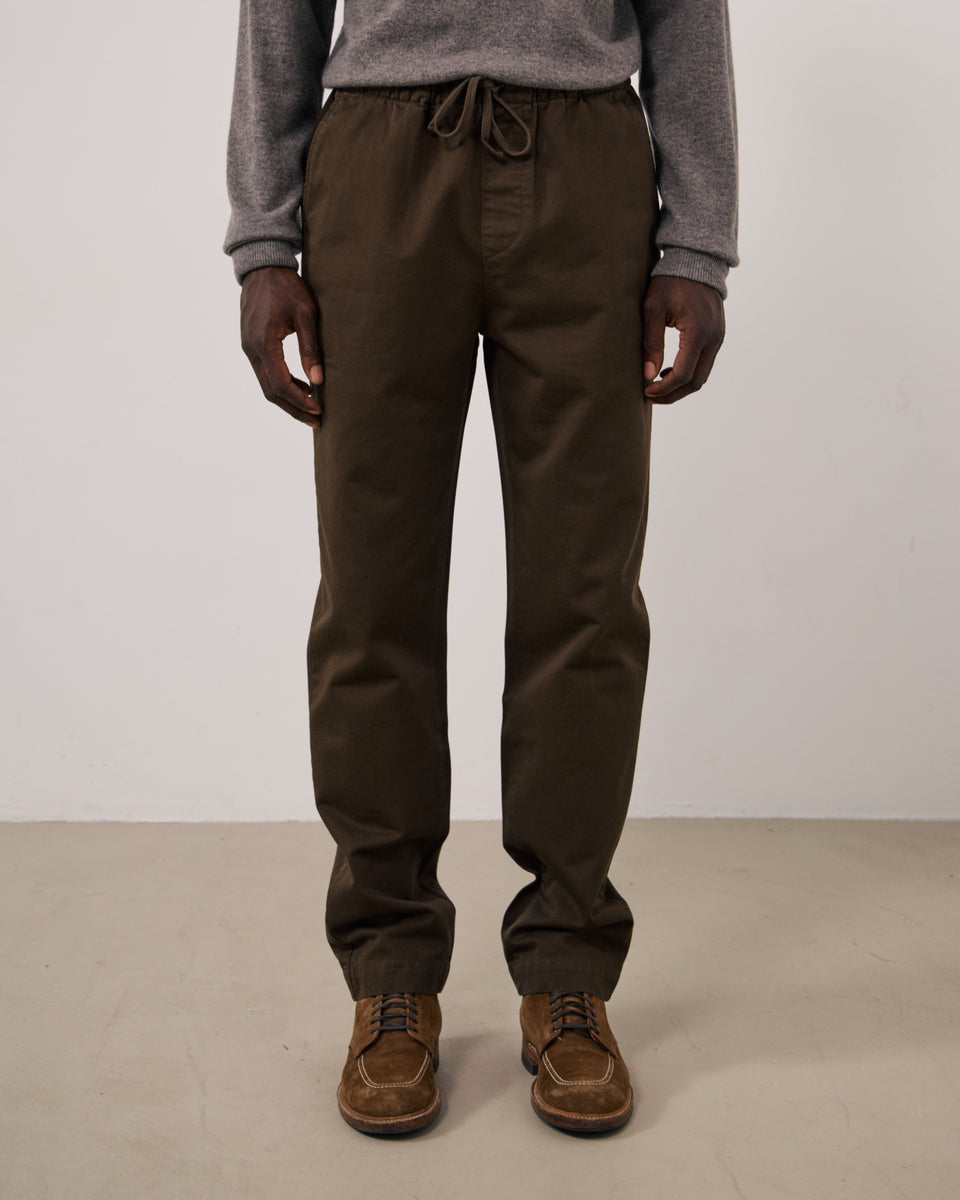 Pantalon Homme en Chino Gris Joggy - Image 3