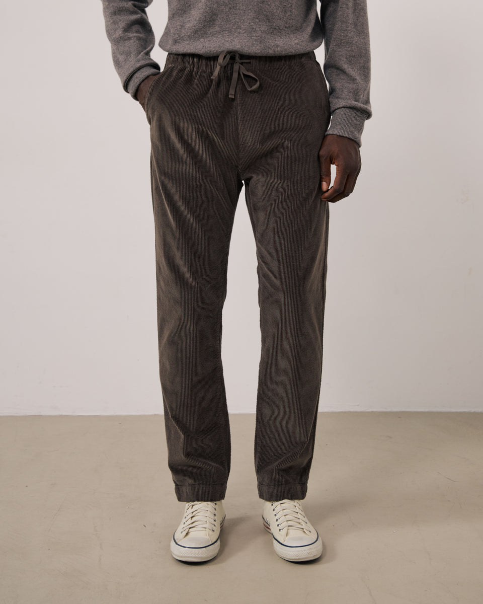 Joggy Men's Grey Seersucker Corduroy Pants - Image 2