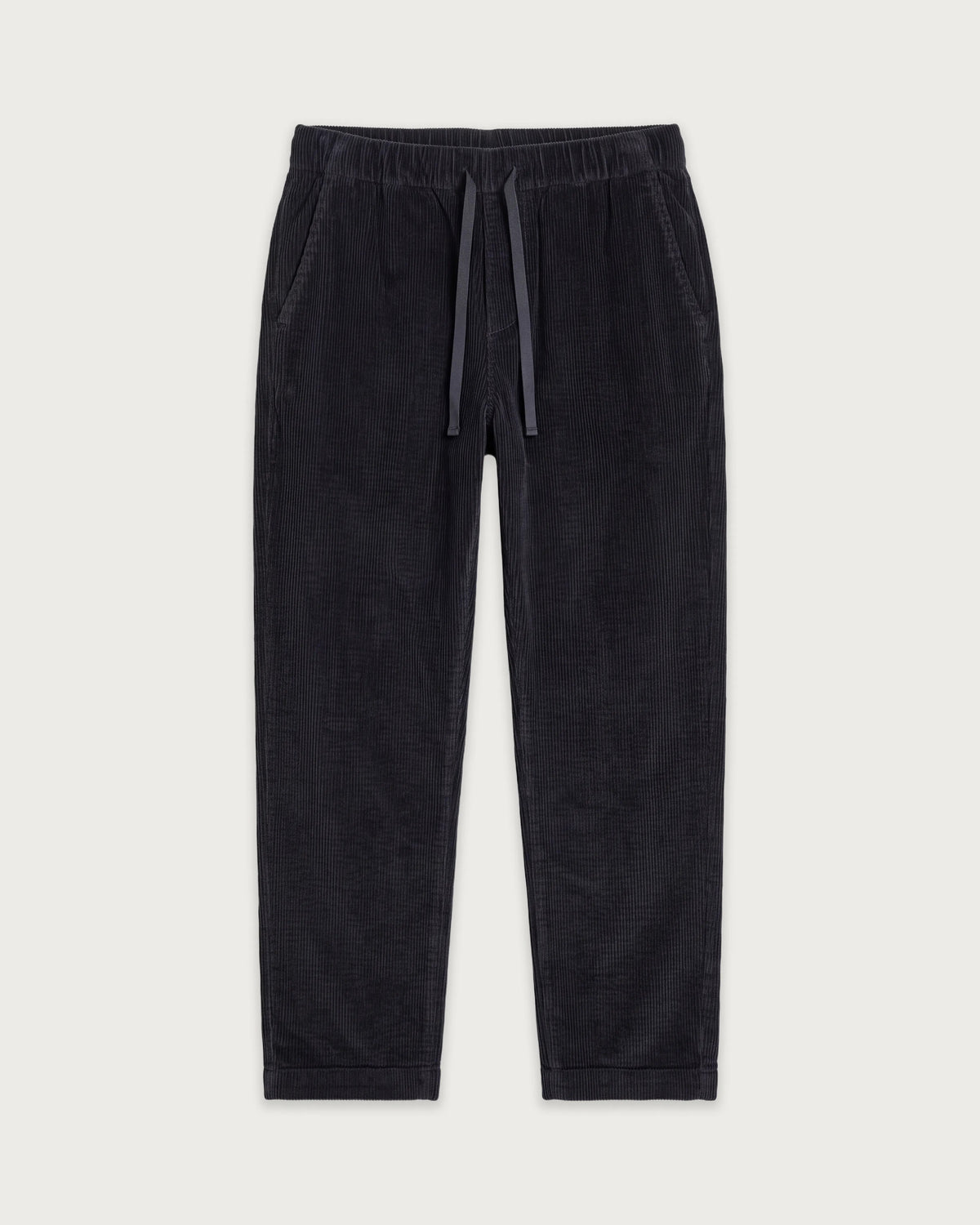 Herenbroek van marineblauw seersucker ribfluweel Joggy