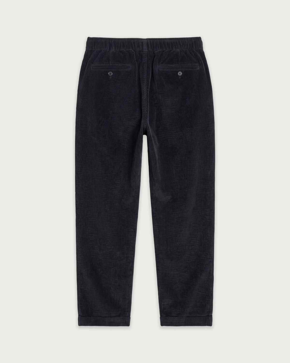 Herenbroek van marineblauw seersucker ribfluweel Joggy