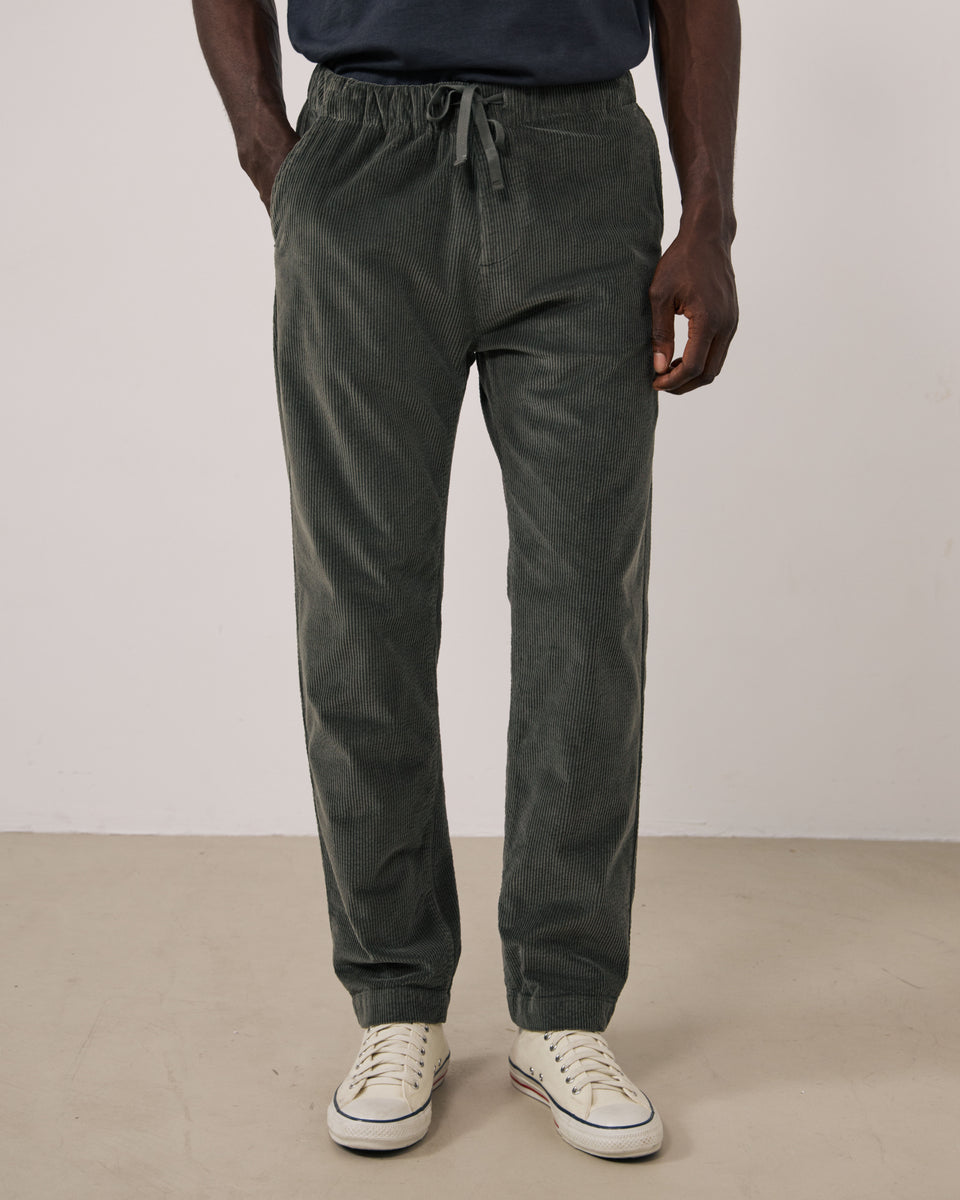Joggy Men's Camo Green Seersucker Corduroy Pants - Image 2