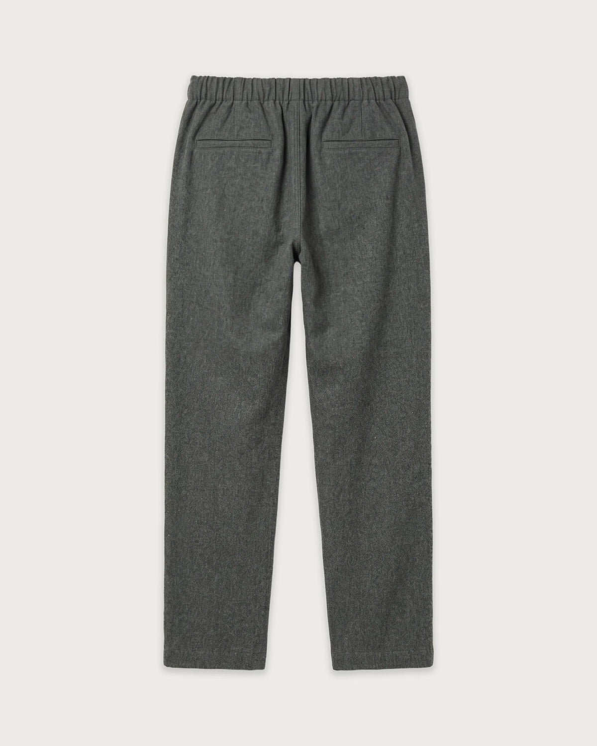 Pantaloni da uomo in lana cotta verde militare Joggy