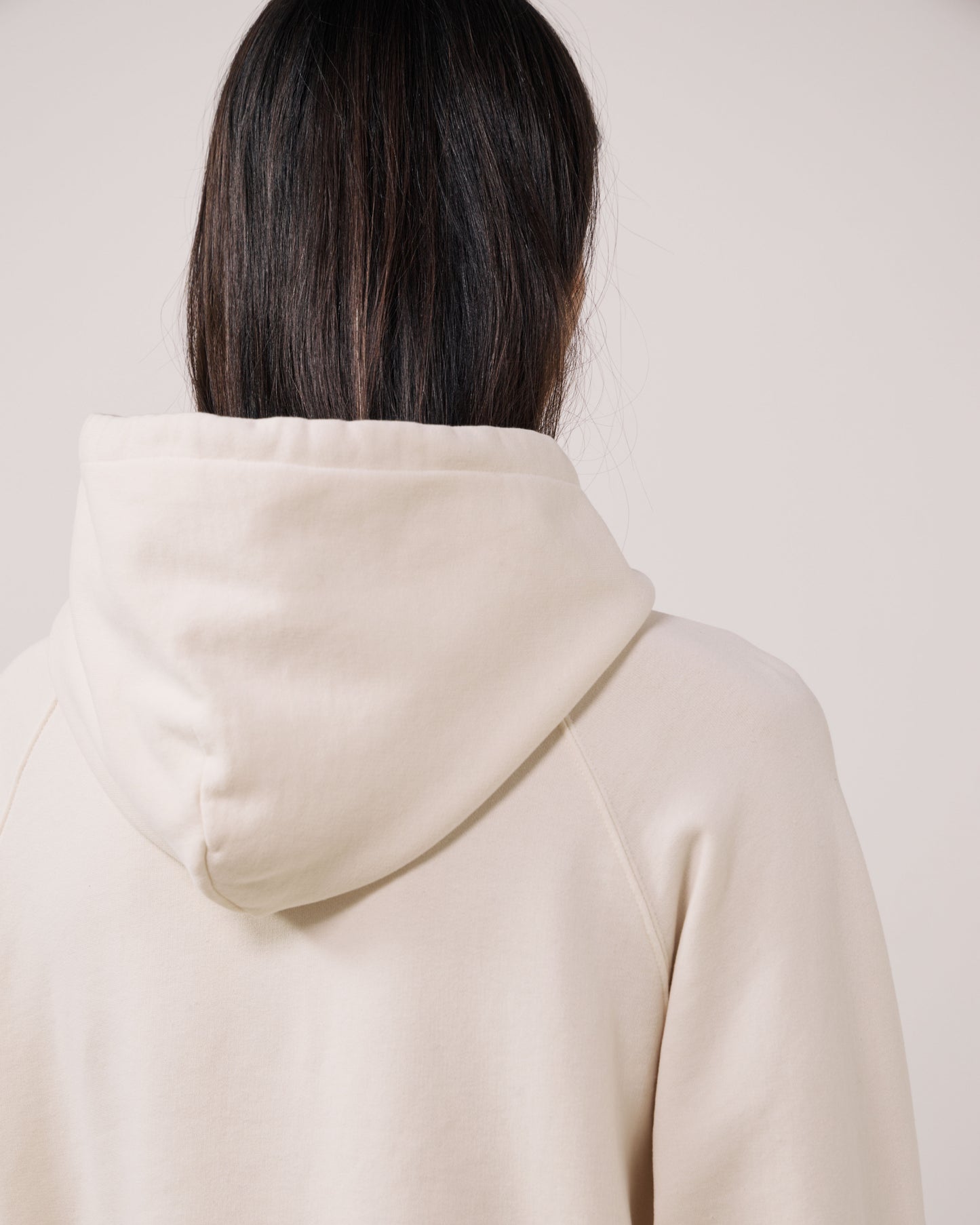 Sweatshirt Homme en Molleton Crème Hoodie