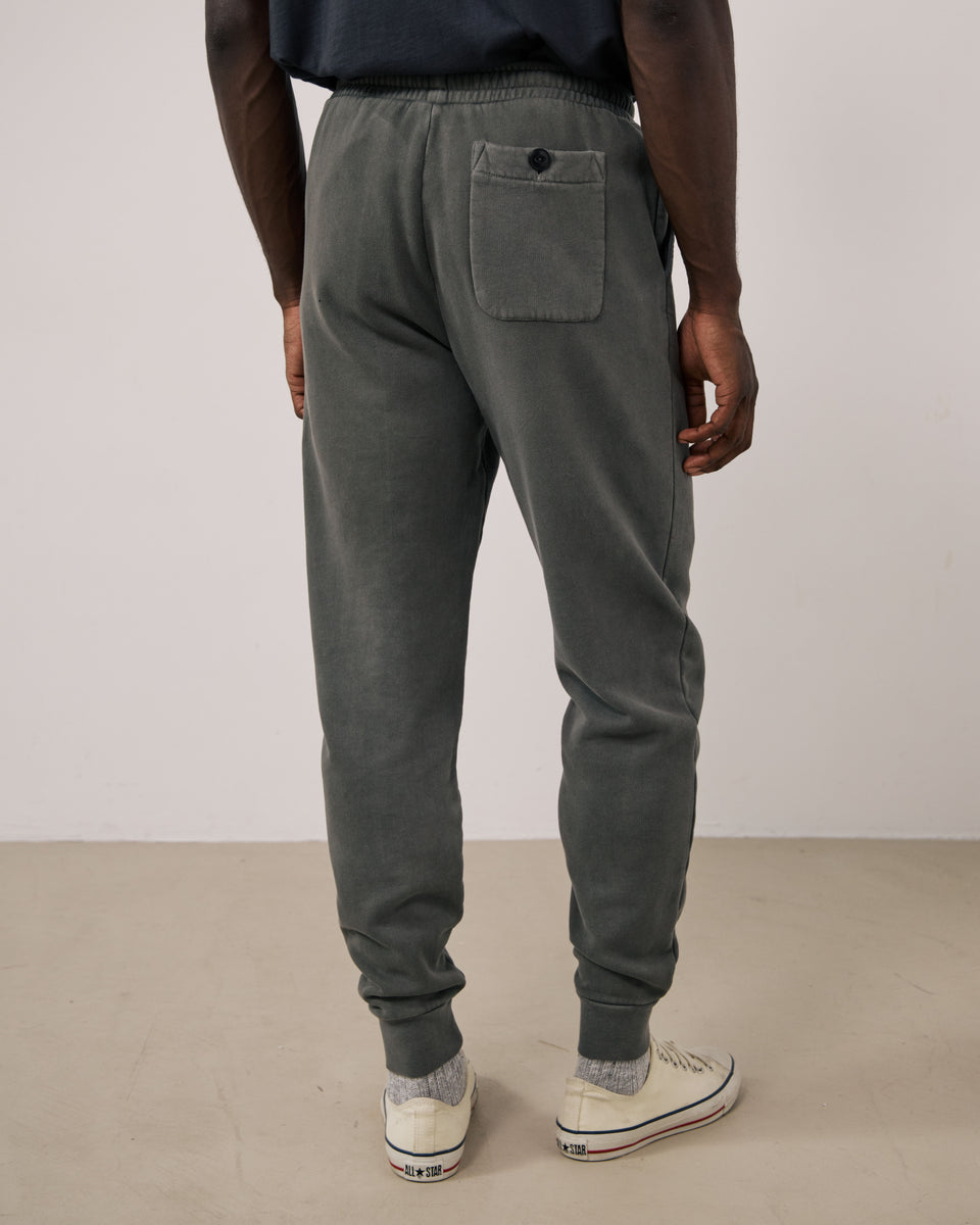 Fleece Men's Grey Fleece Pants - Image 3