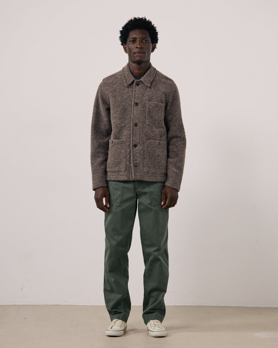 Chaqueta de lana hervida topo para hombre Service - Image 2