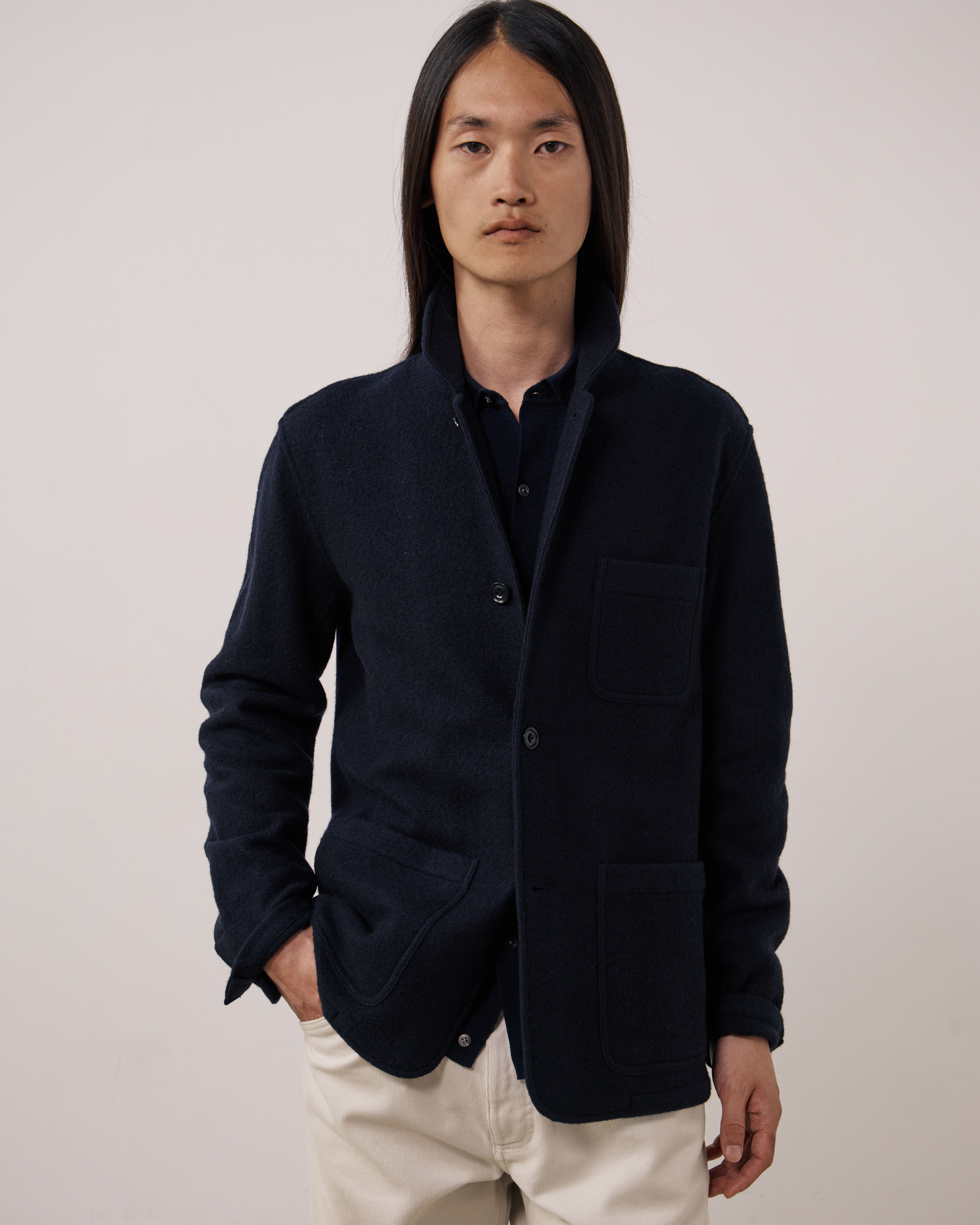 ジャケット・アウター Hartford laine wool coat 48 Boiled wool for men, casual chic ready-to-wear - Hartford