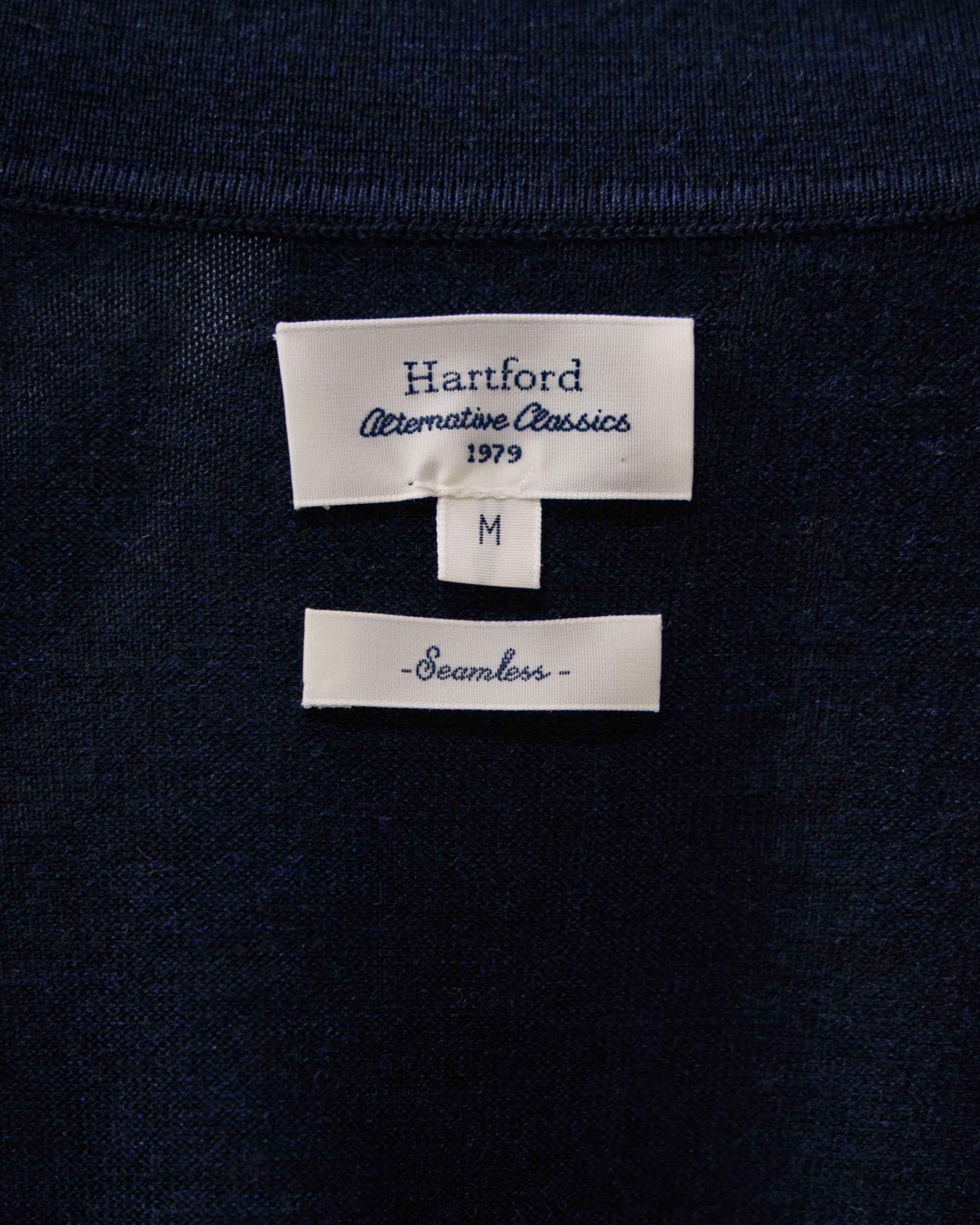 Pull Homme en Laine Extrafine Bleu Marine Merino Polo