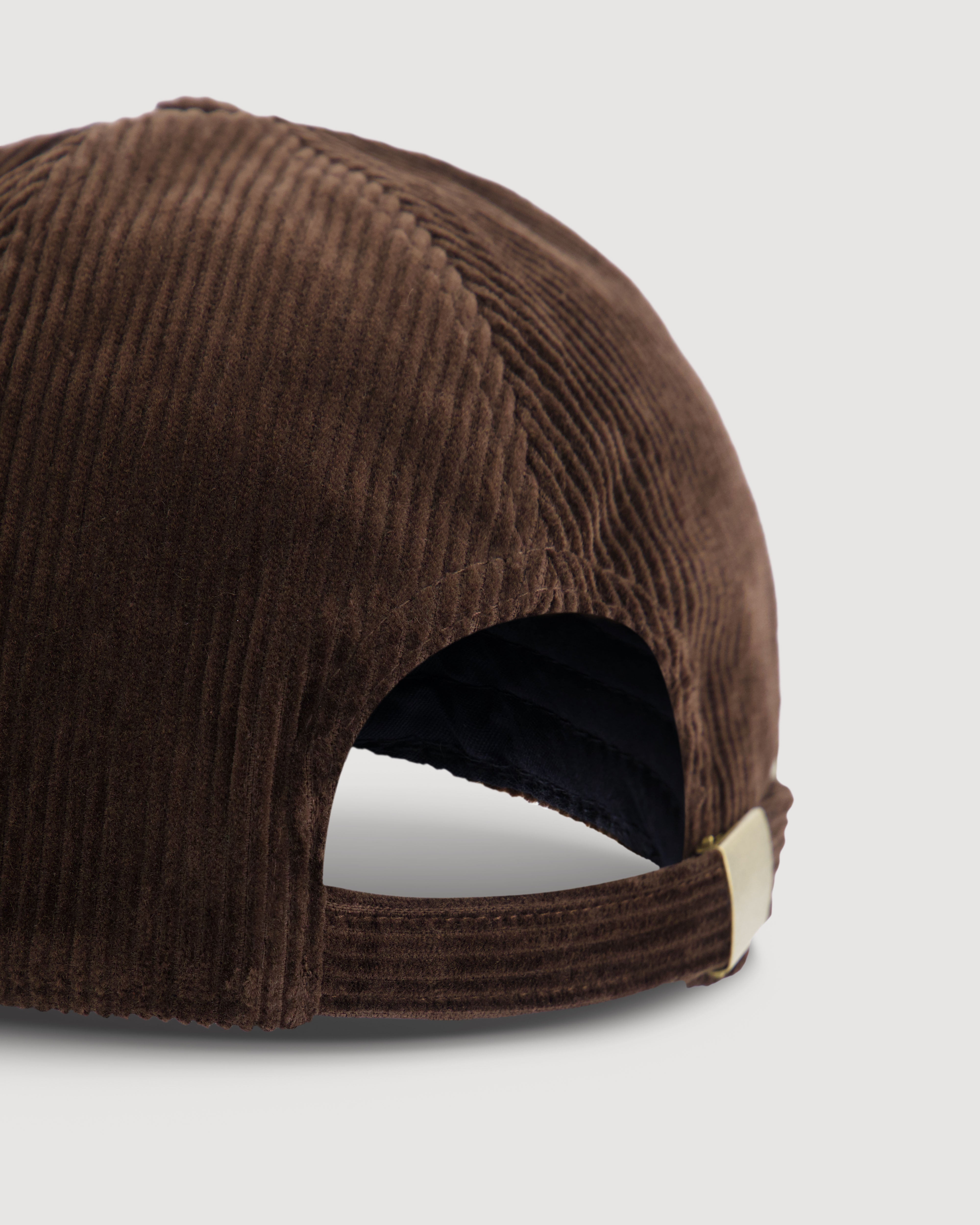 Men's Chocolate Corduroy Cap BGA1400-07 - Men's Cap - Hartford