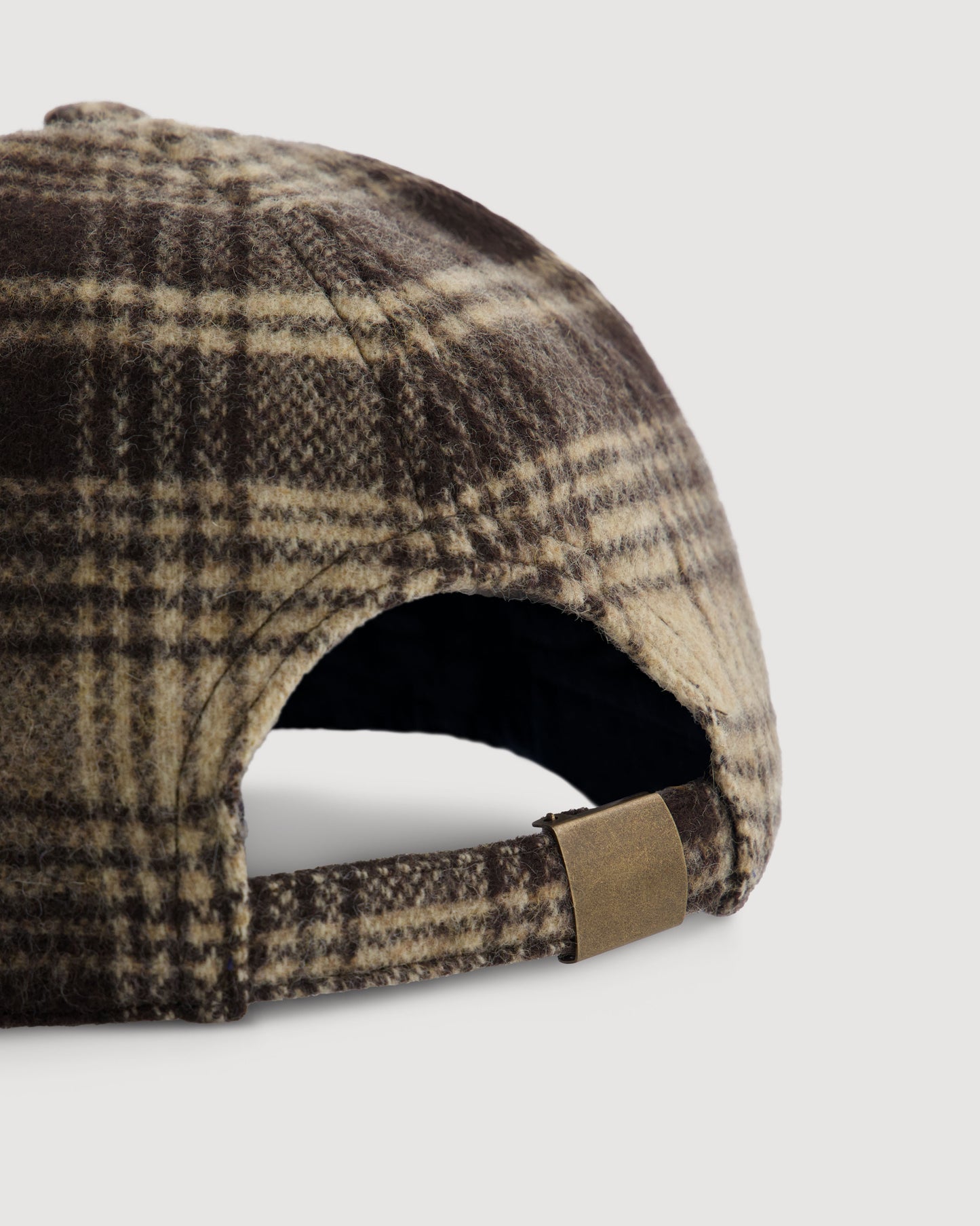 Casquette Homme en Laine à Chevrons Marron H