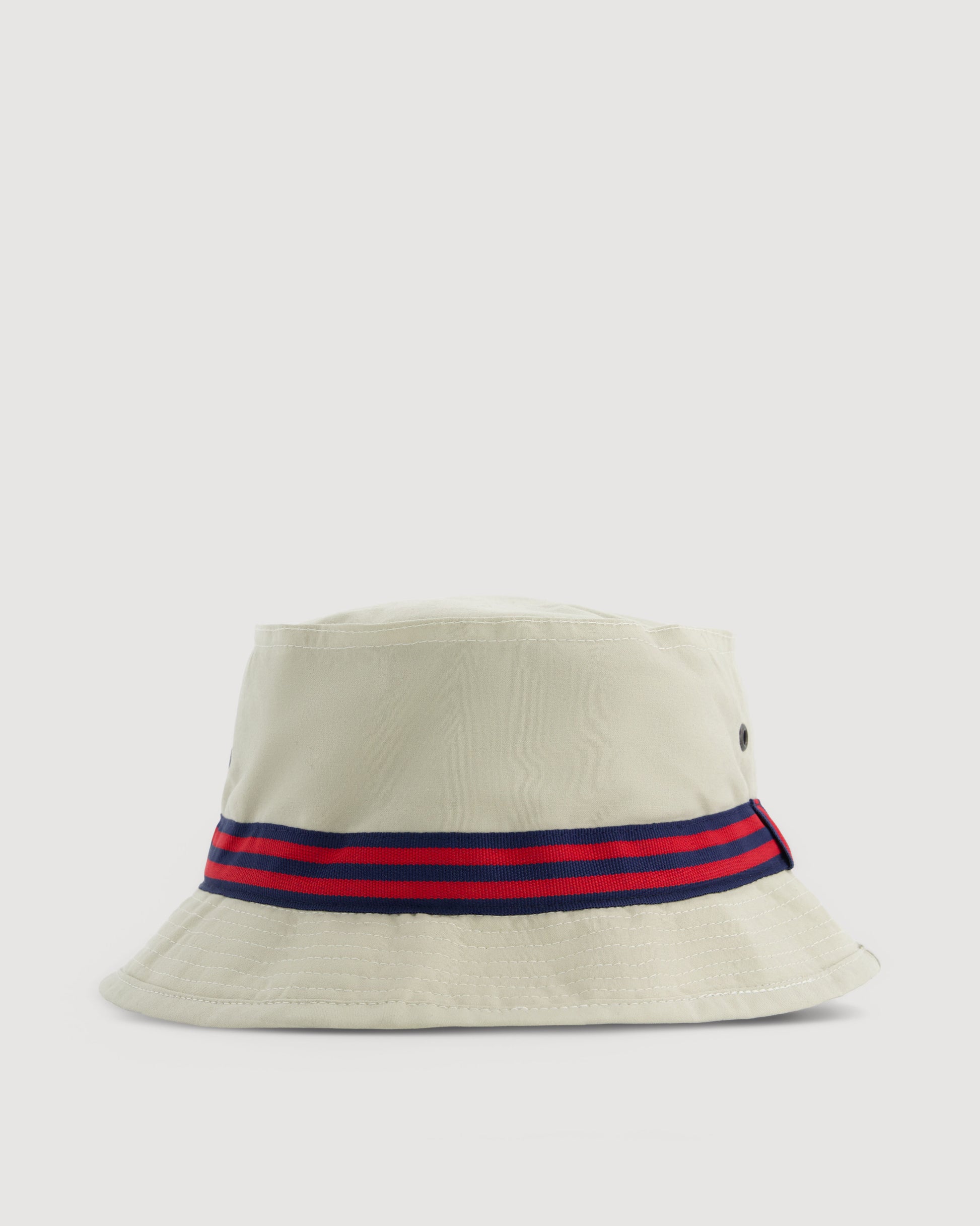 Chapeau Homme en Gabardine de Coton Ecru Pork Pie