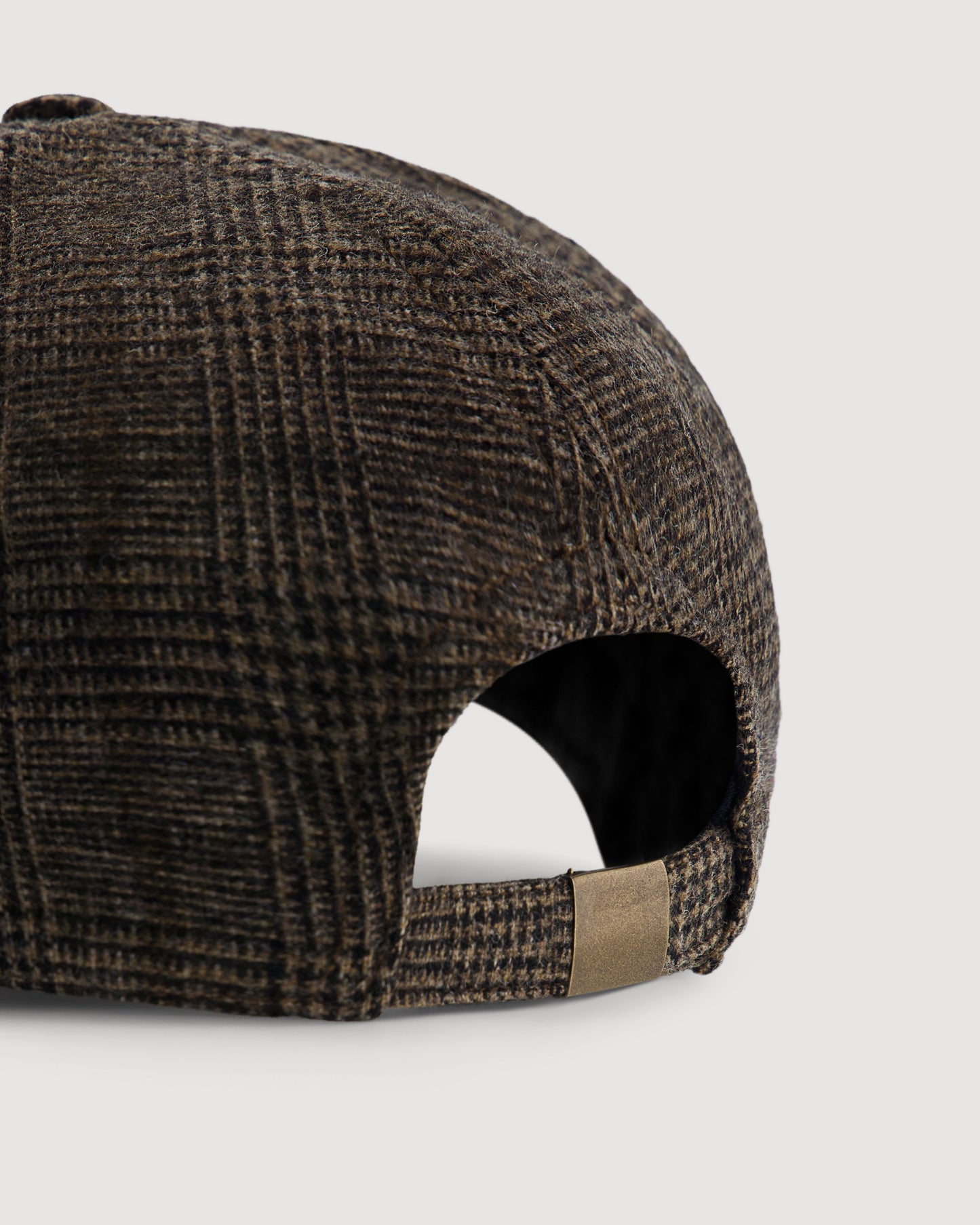Casquette Femme en Flanelle imprimé Prince de Galles Marron H