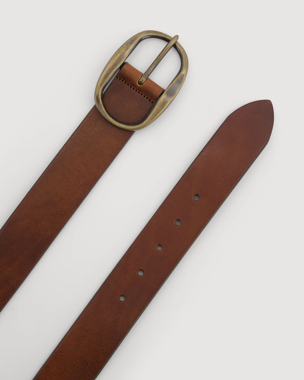 Ceinture Femme en Cuir Marron Angus