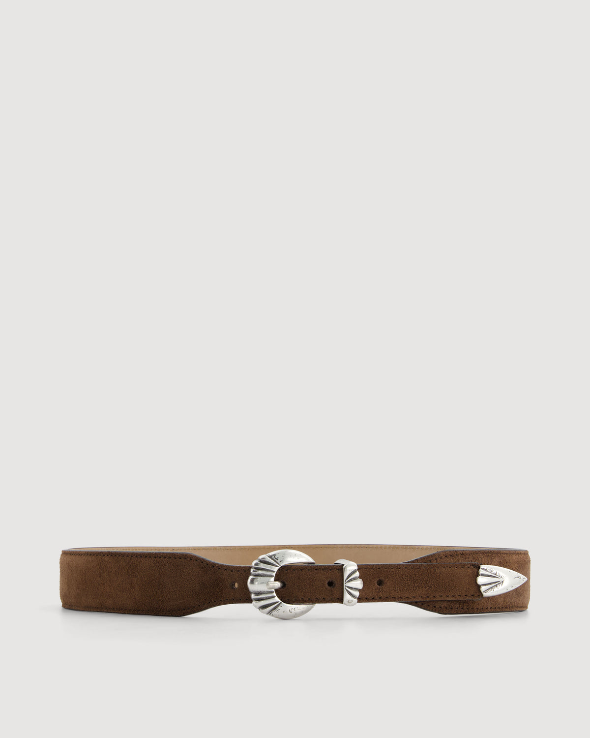Ceinture Femme en Cuir Chocolat Alessandro