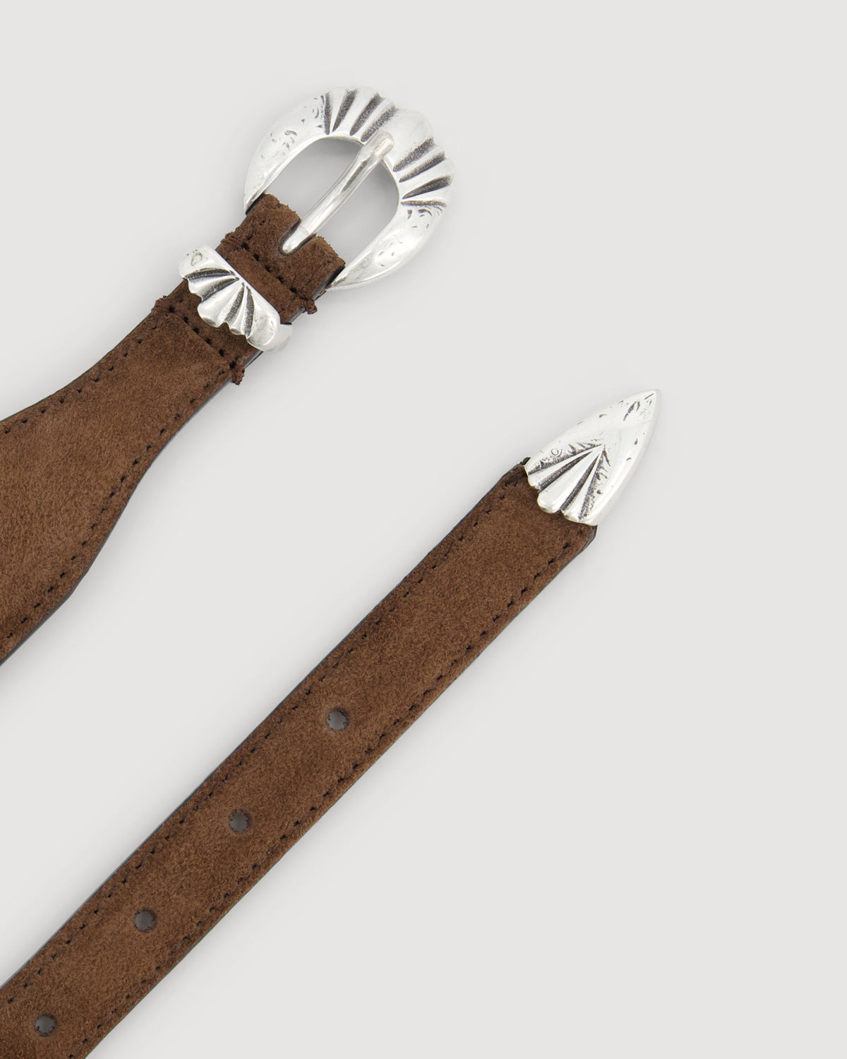Ceinture Femme en Cuir Chocolat Alessandro