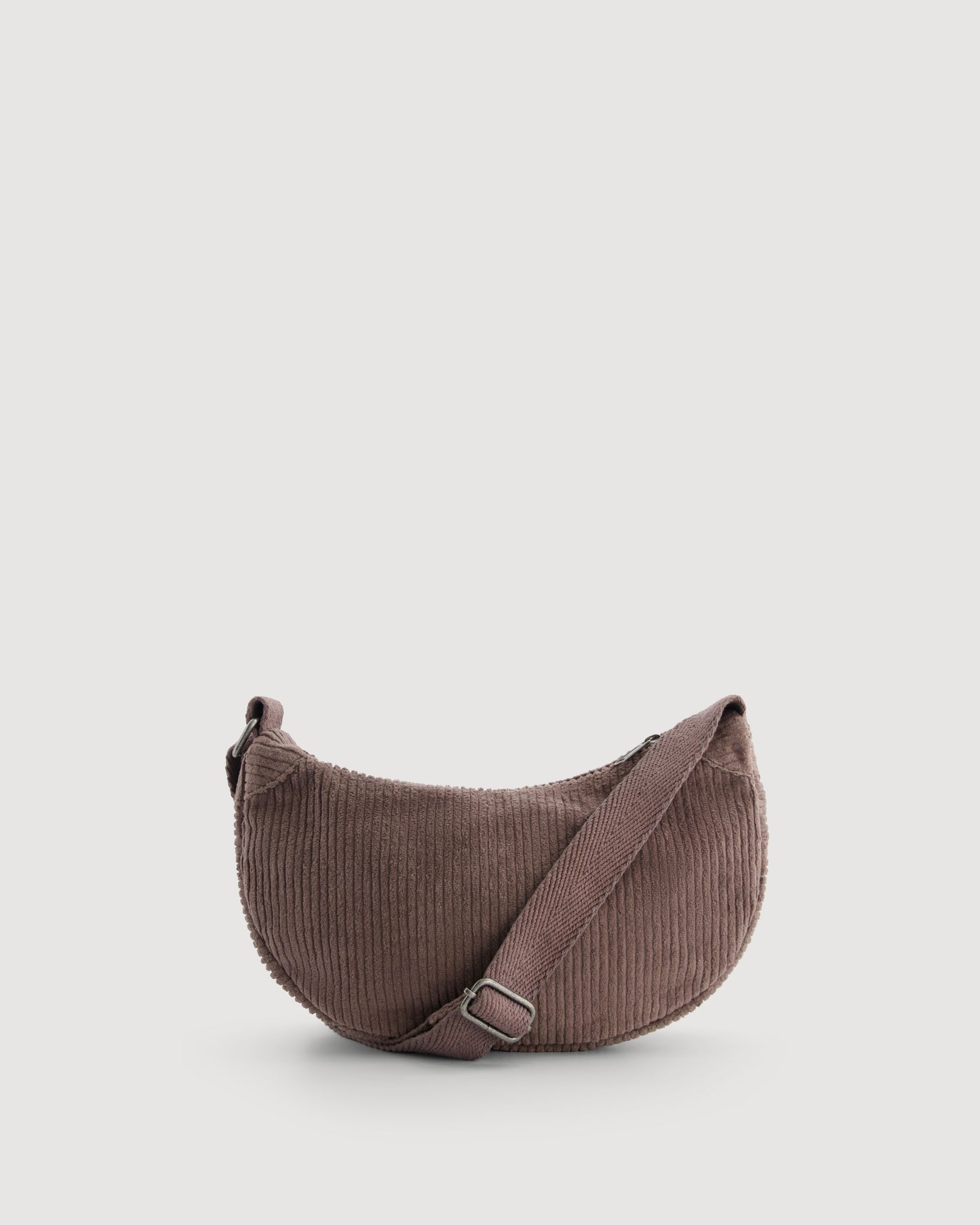 Sac Femme en Velours Côtelé Chocolat Anouk