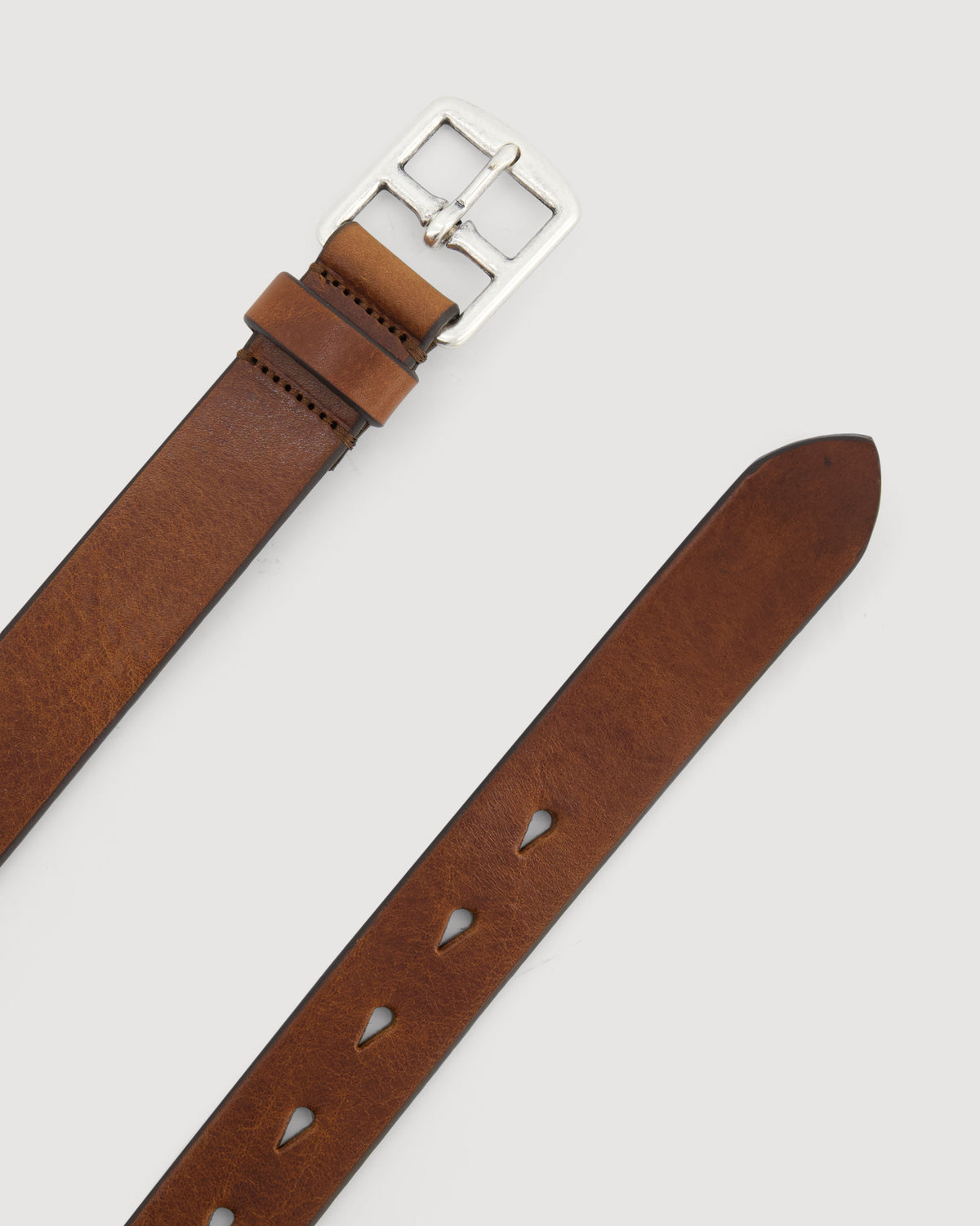 Ceinture Homme en Cuir Marron Austin