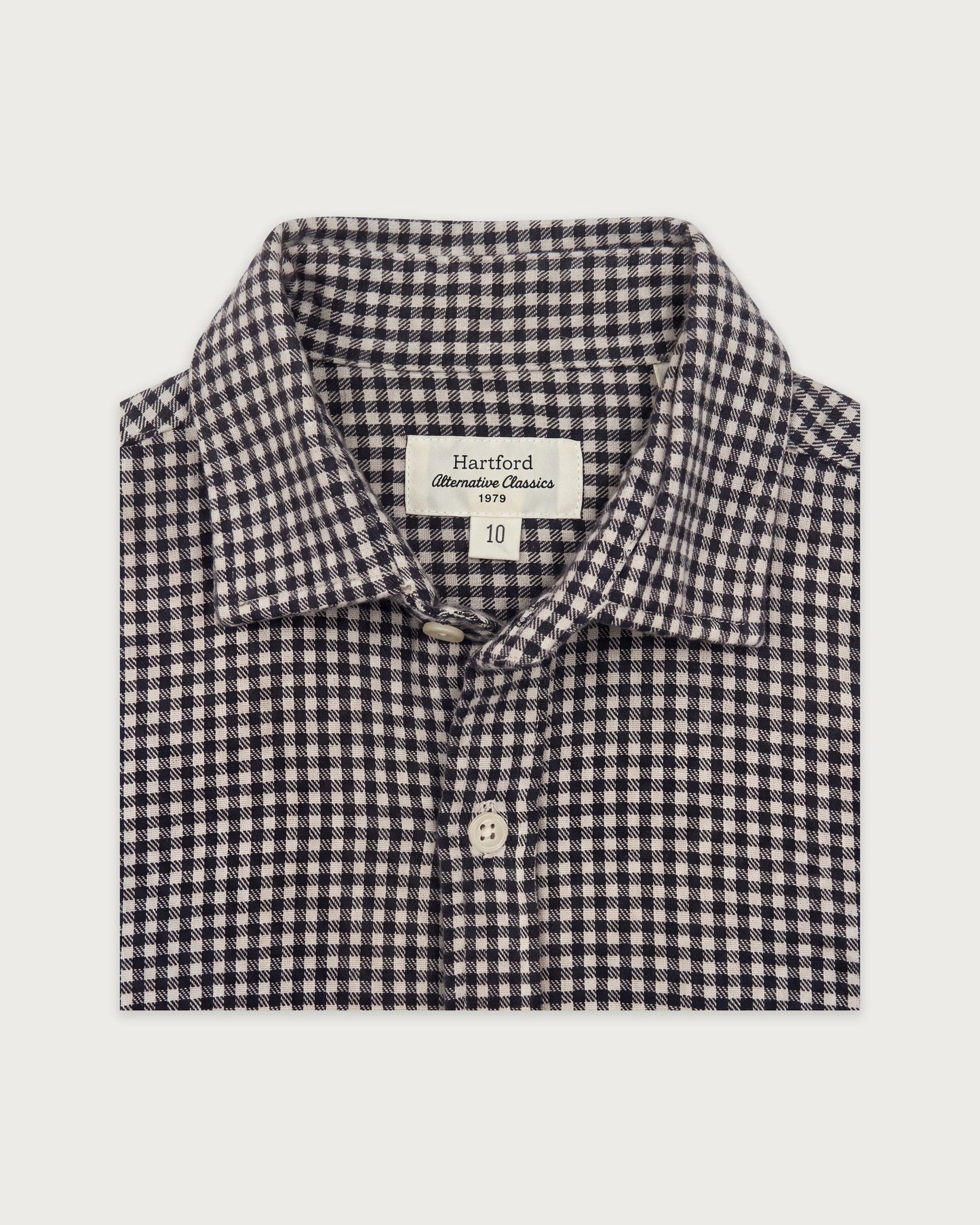 Chemise Garçon en Flanelle à Carreaux Bleu Marine Paul