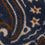Echarpe Femme en Laine imprimé Bleu Marine Bandana